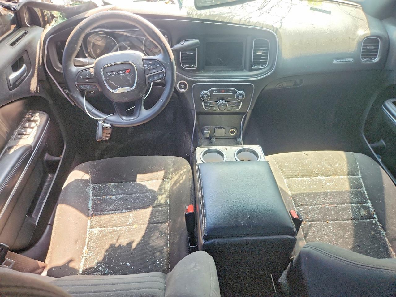 2015 Dodge Charger Police Черный vin: 2C3CDXKT3FH927729
