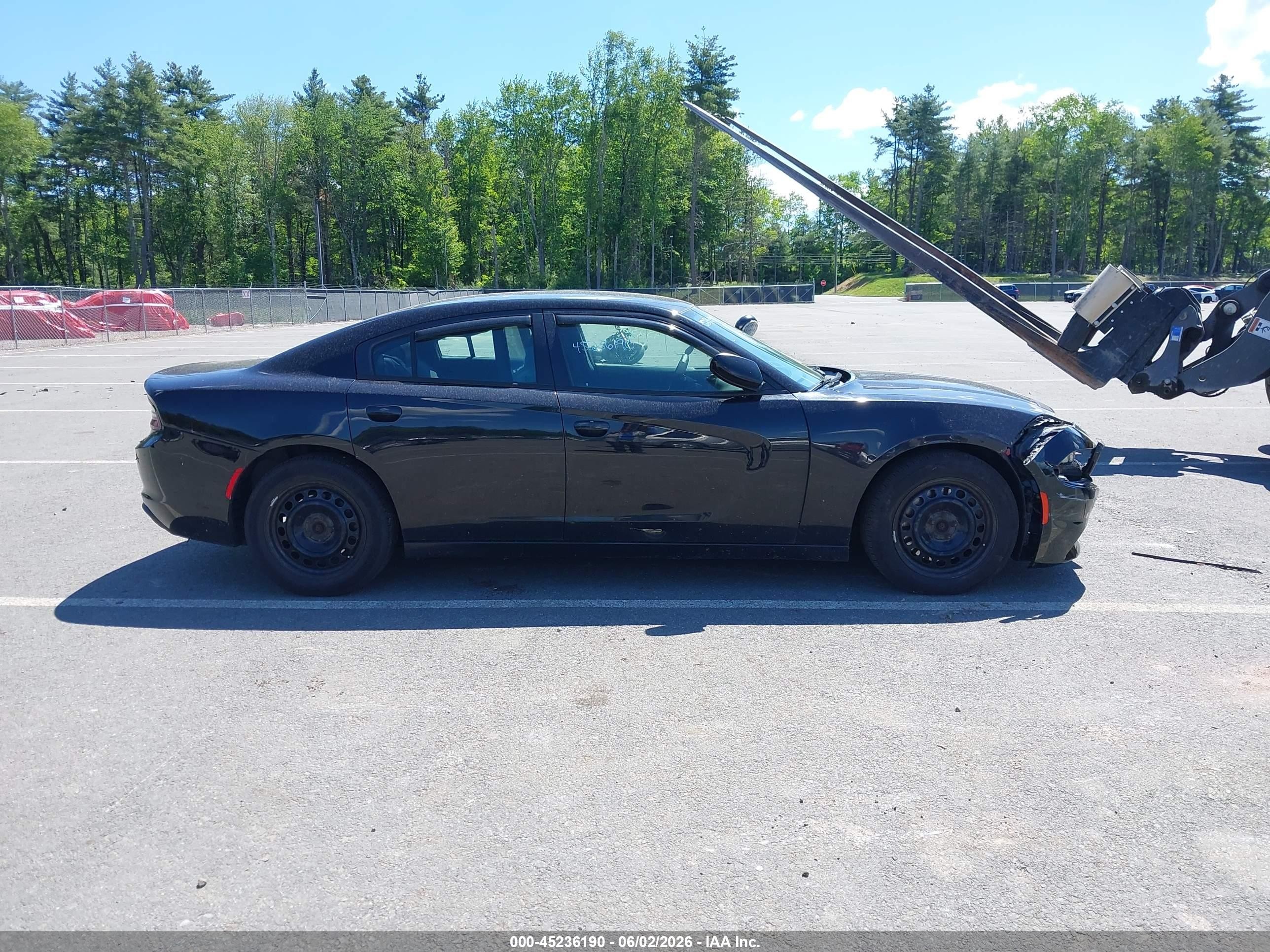 2015 Dodge Charger Police Черный vin: 2C3CDXKT4FH897866