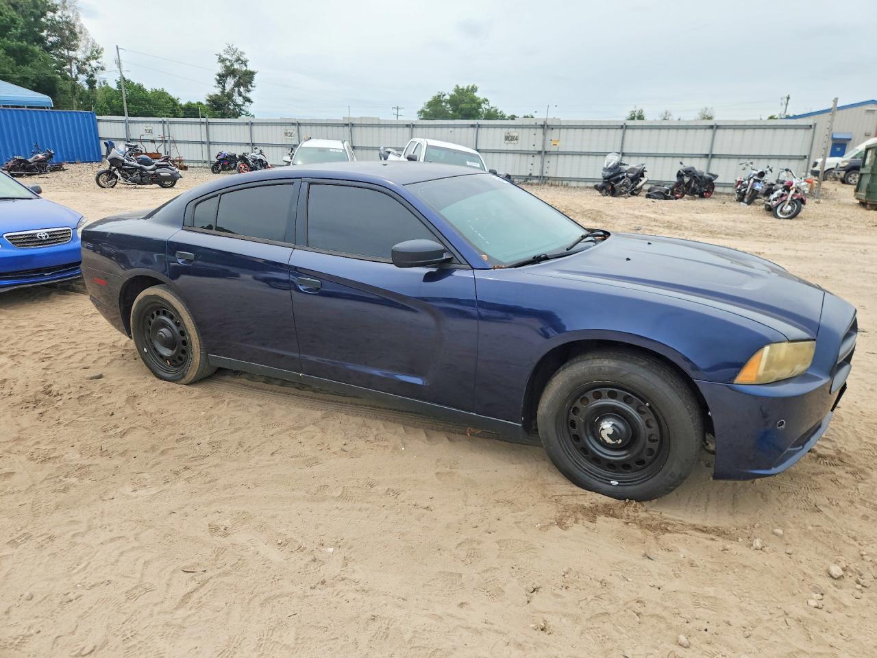 2014 Dodge Charger Police Blue vin: 2C3CDXKT5EH332038