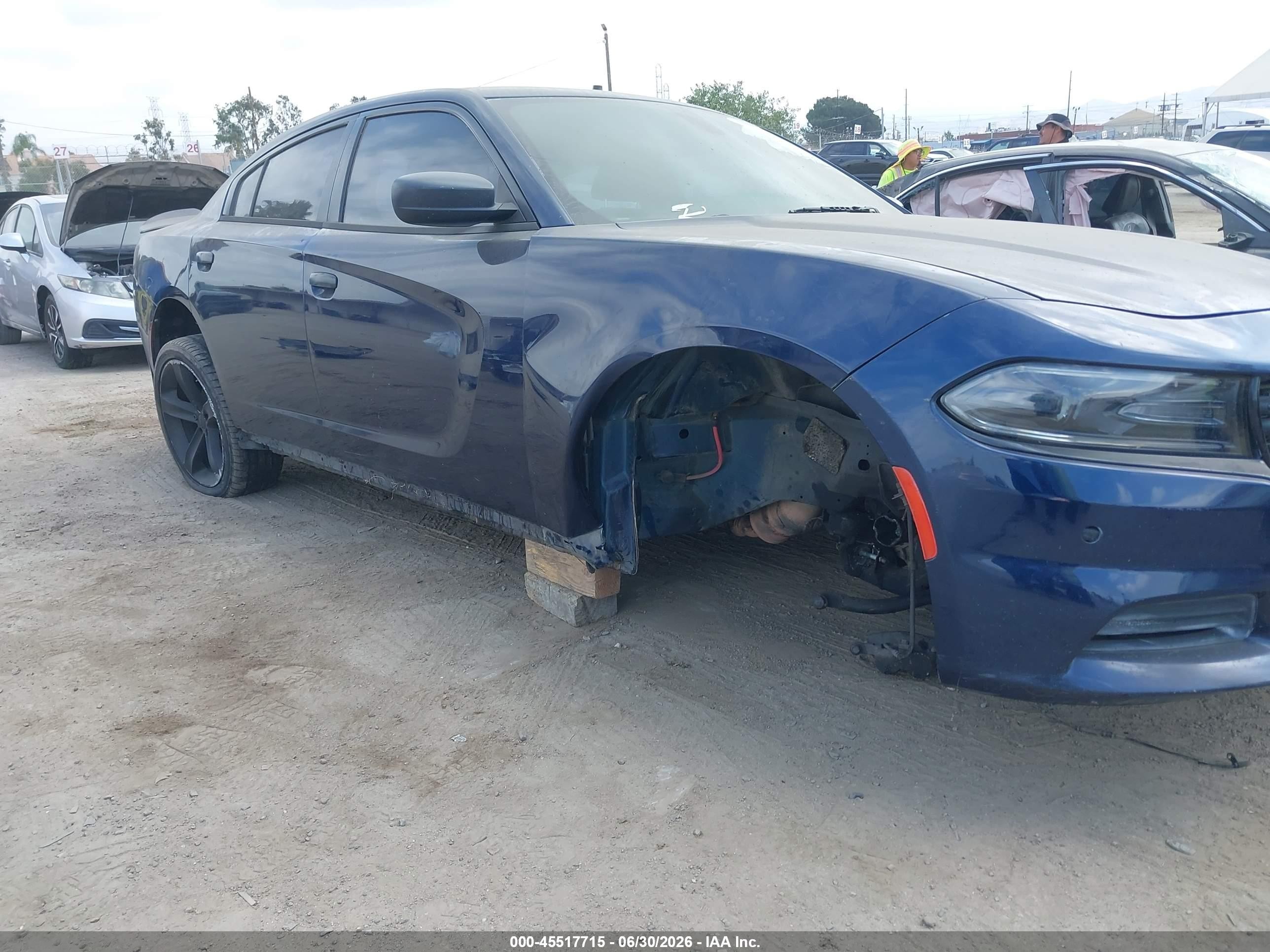 2015 Dodge Charger Police Blue vin: 2C3CDXKT5FH754845