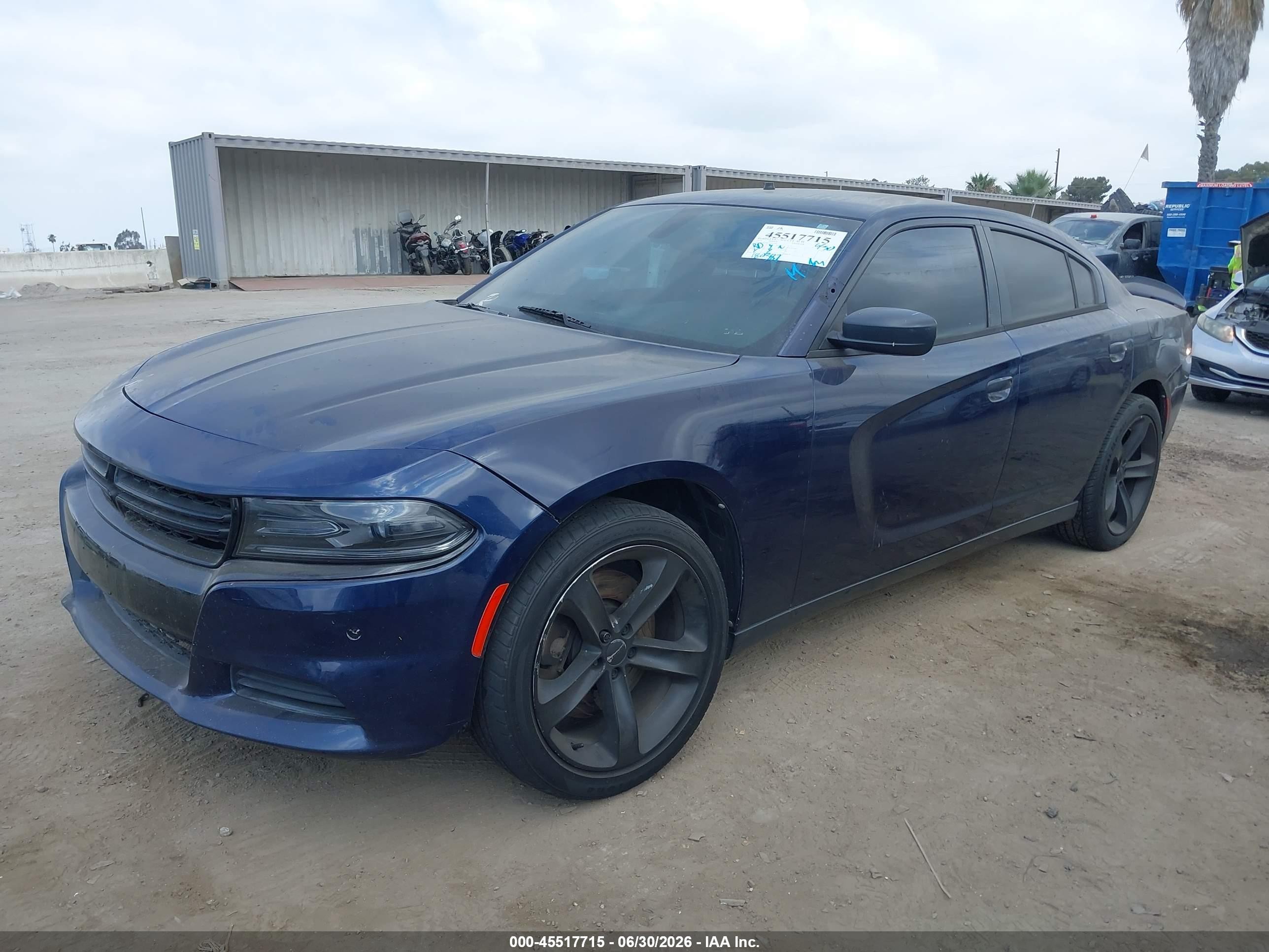 2015 Dodge Charger Police Blue vin: 2C3CDXKT5FH754845