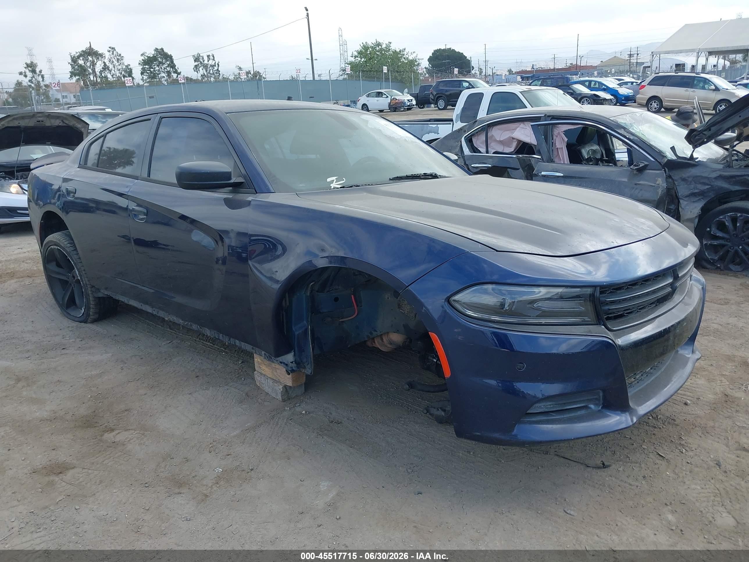 2015 Dodge Charger Police Blue vin: 2C3CDXKT5FH754845