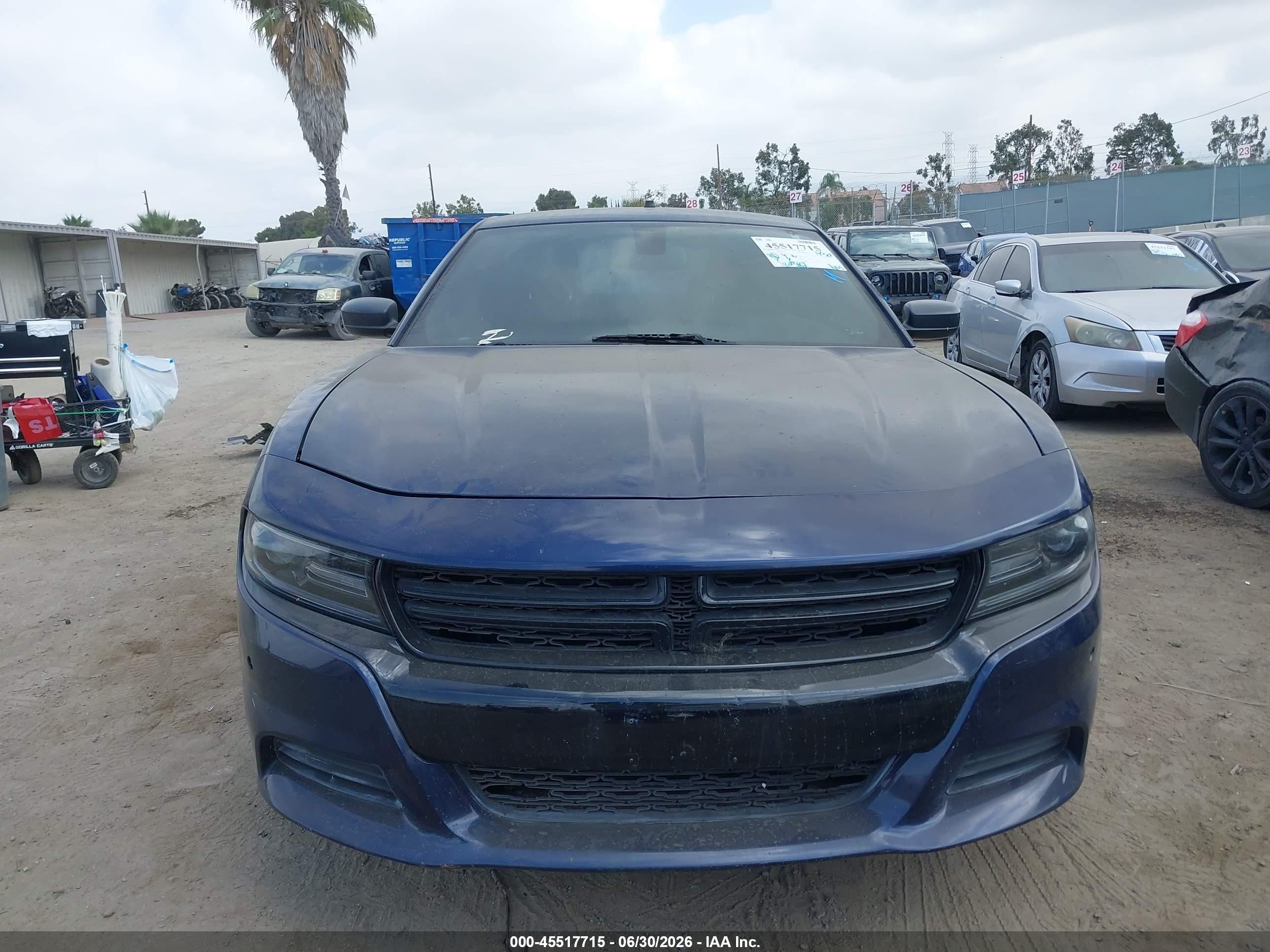 2015 Dodge Charger Police Blue vin: 2C3CDXKT5FH754845
