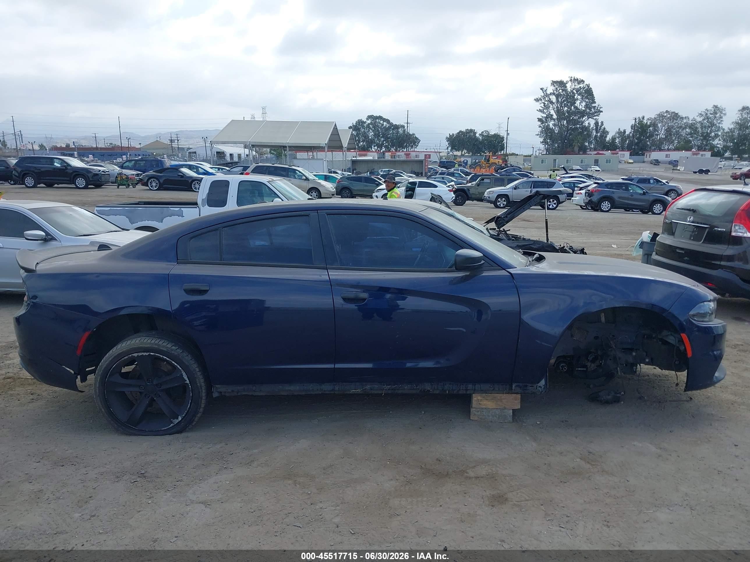 2015 Dodge Charger Police Blue vin: 2C3CDXKT5FH754845
