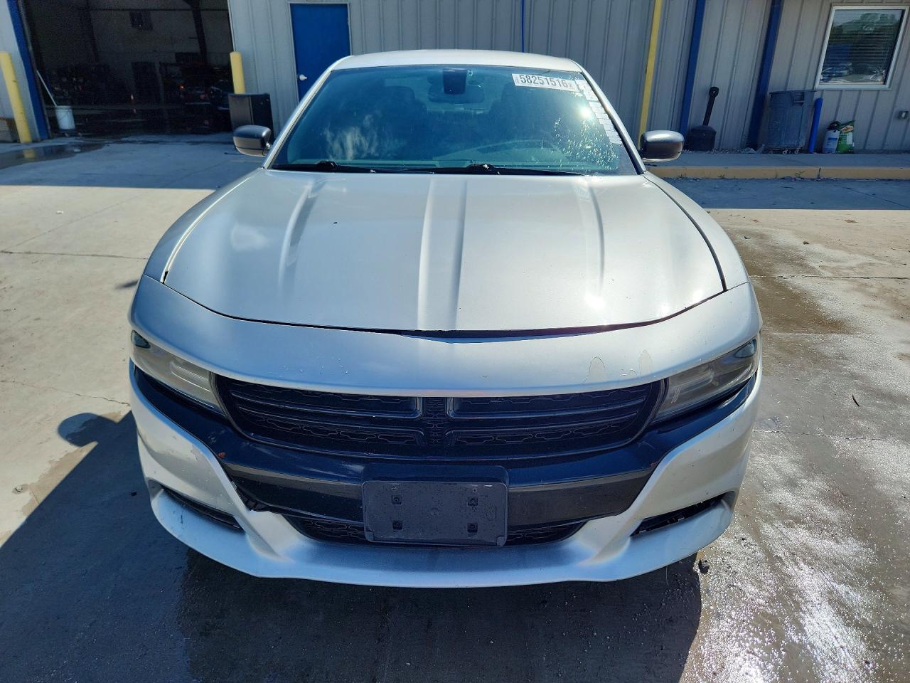 2015 Dodge Charger Police Silver vin: 2C3CDXKT6FH828063