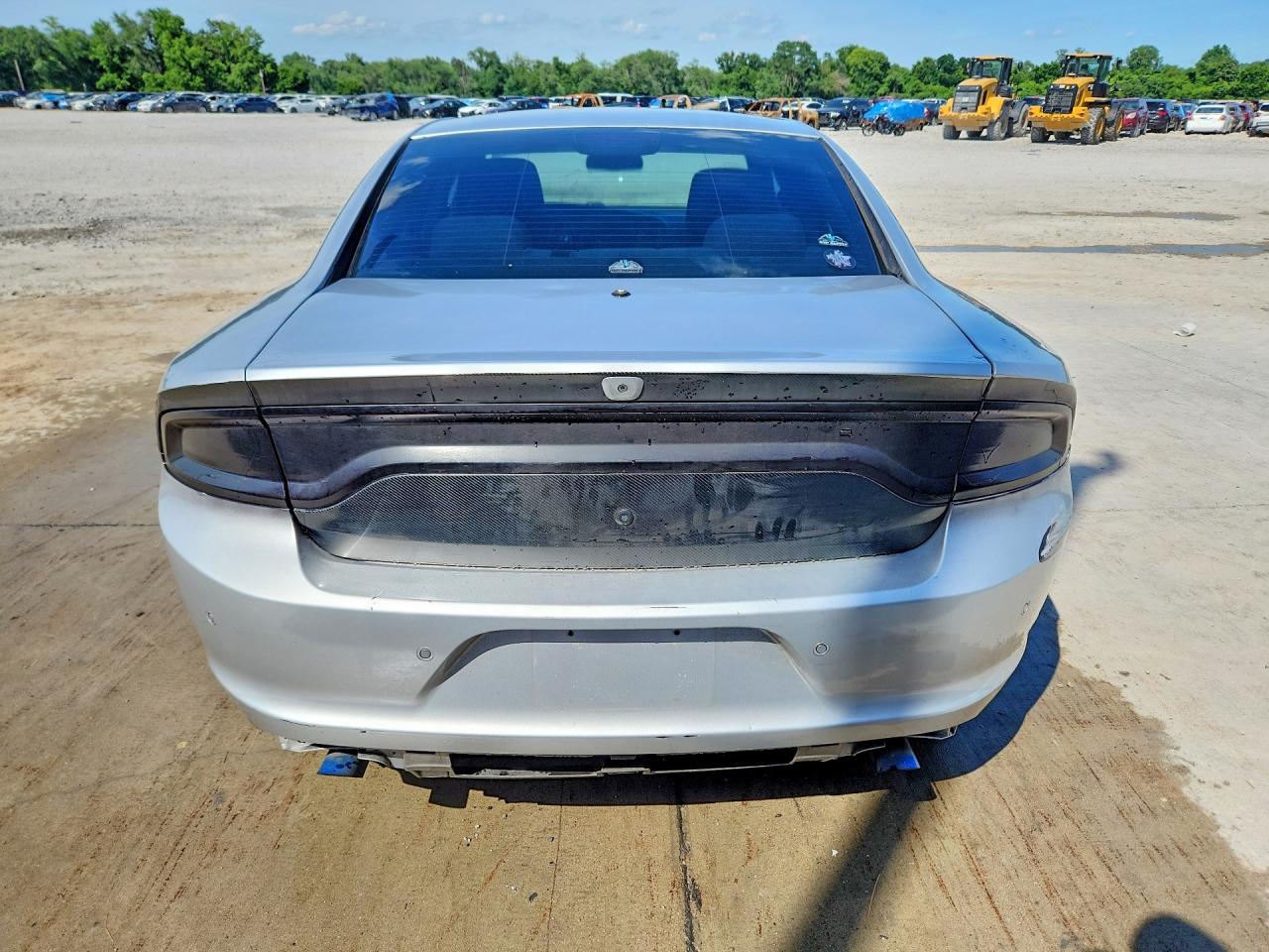 2015 Dodge Charger Police Silver vin: 2C3CDXKT6FH828063