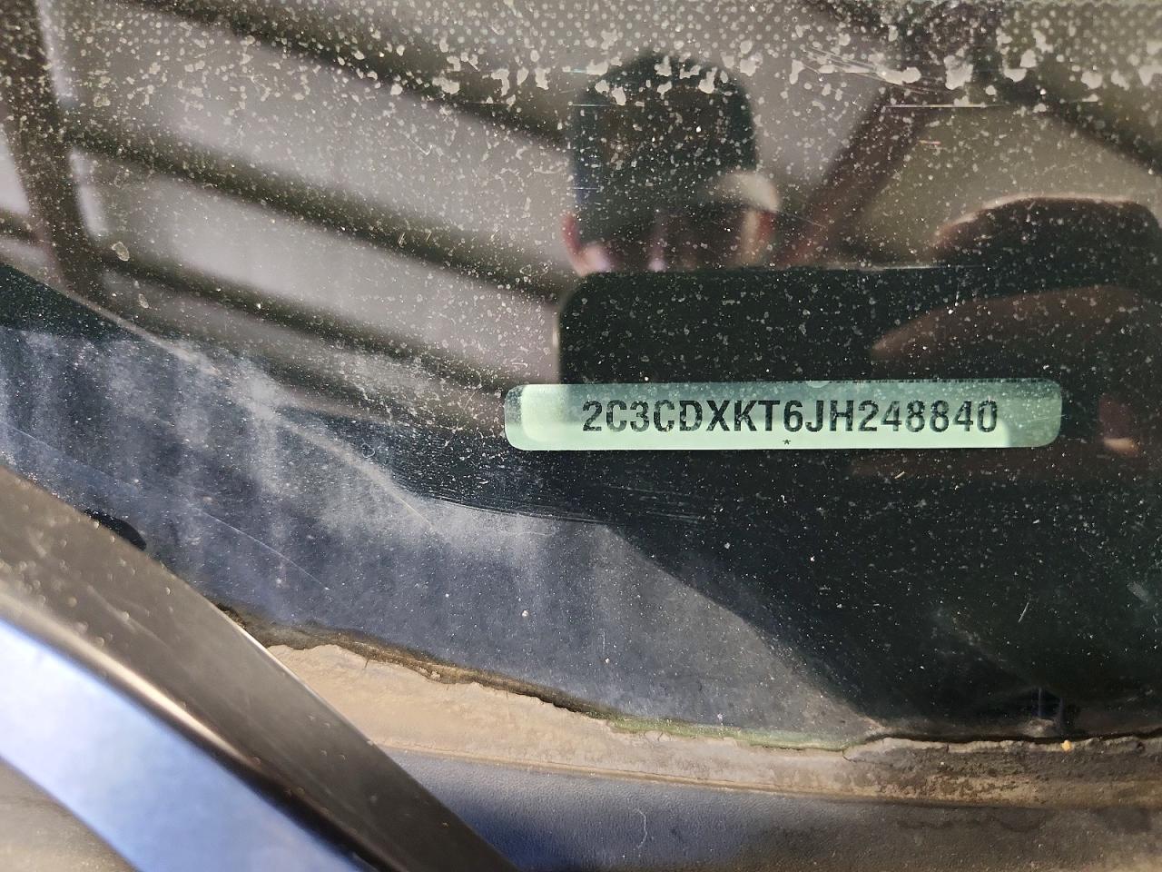 2018 Dodge Charger Police Blue vin: 2C3CDXKT6JH248840