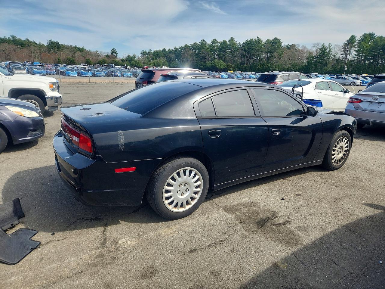 2014 Dodge Charger Police Black vin: 2C3CDXKT7EH319839