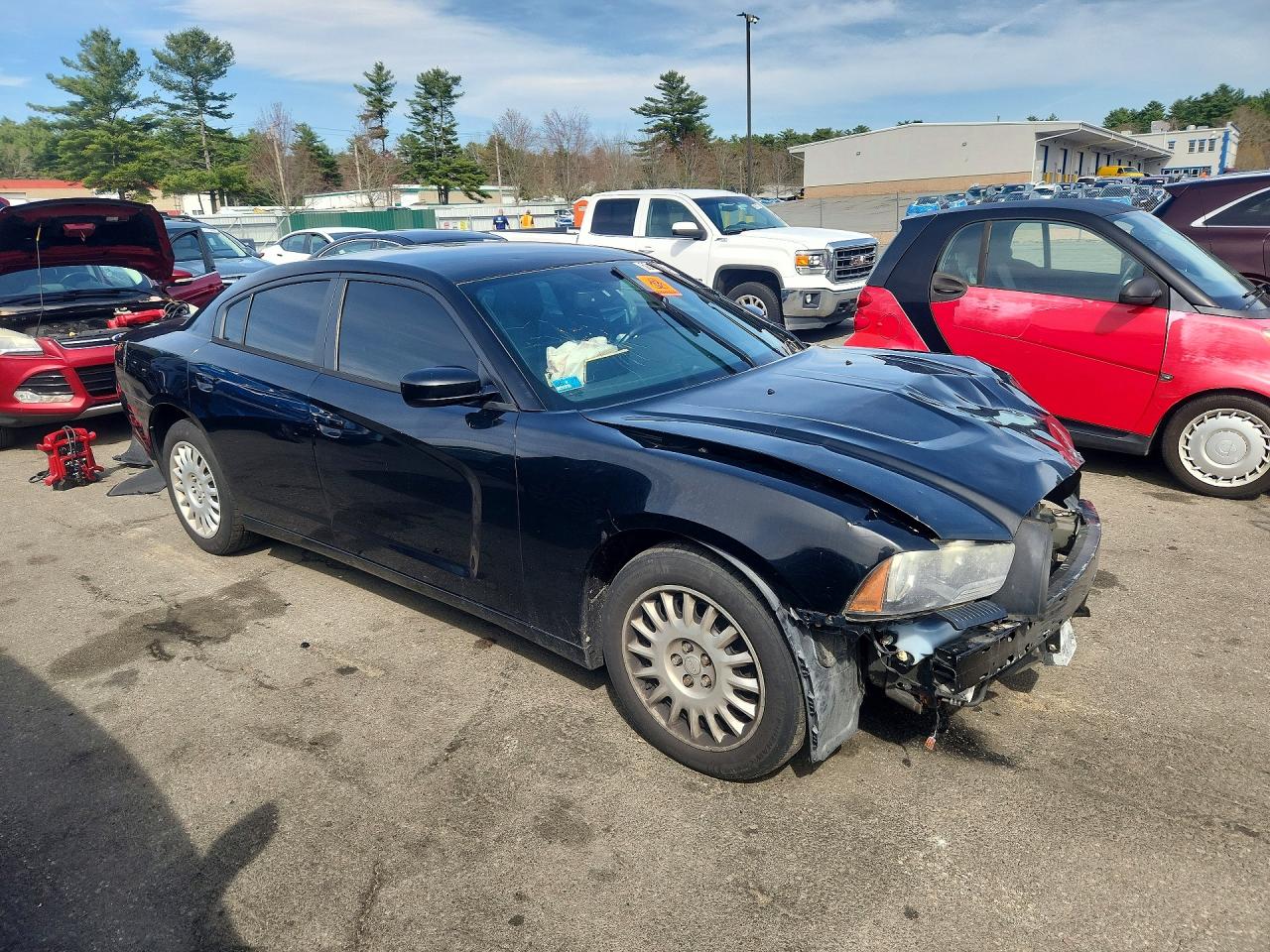 2014 Dodge Charger Police Black vin: 2C3CDXKT7EH319839