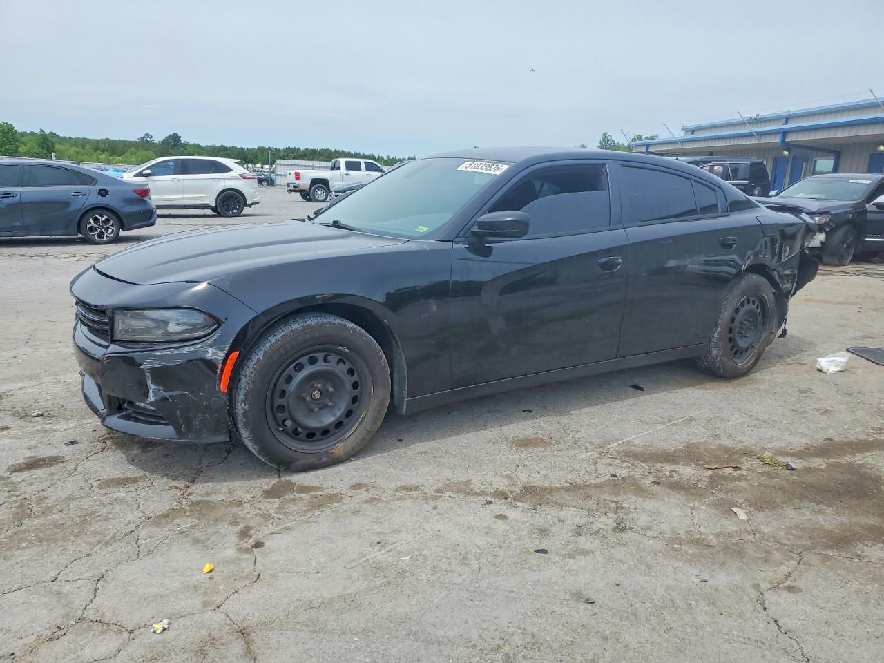 2015 Dodge Charger Police Black vin: 2C3CDXKT8FH929265