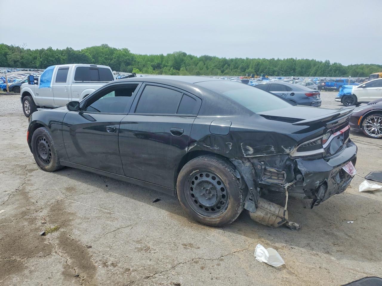 2015 Dodge Charger Police Black vin: 2C3CDXKT8FH929265