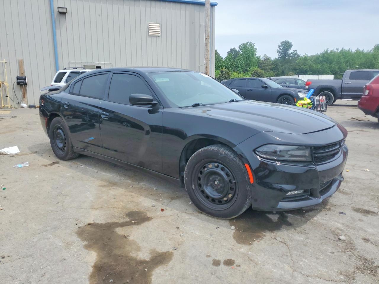 2015 Dodge Charger Police Black vin: 2C3CDXKT8FH929265
