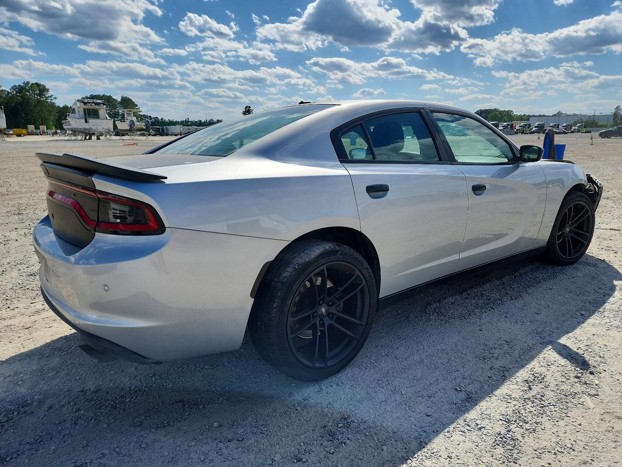 2019 Dodge Charger Police Silver vin: 2C3CDXKT8KH529720