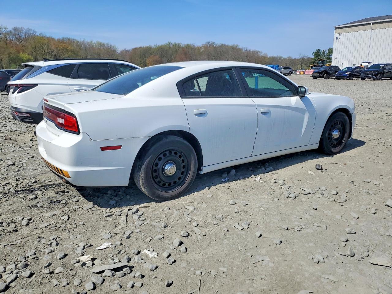 2014 Dodge Charger Police White vin: 2C3CDXKT9EH288495