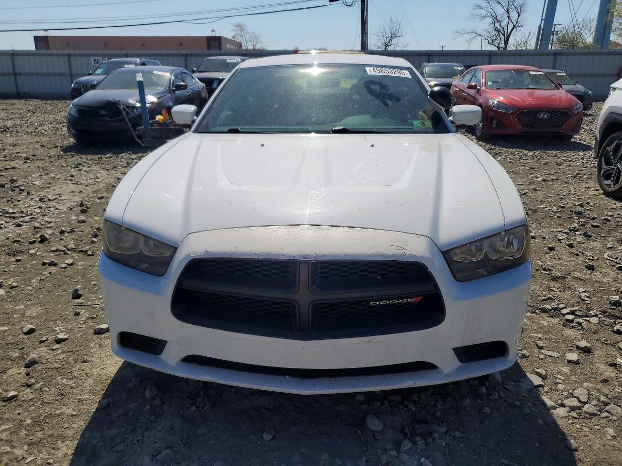 2014 Dodge Charger Police White vin: 2C3CDXKT9EH288495