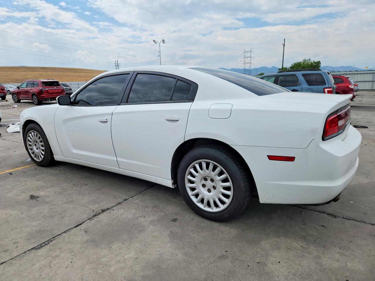 2014 Dodge Charger Police Белый vin: 2C3CDXKT9EH319860
