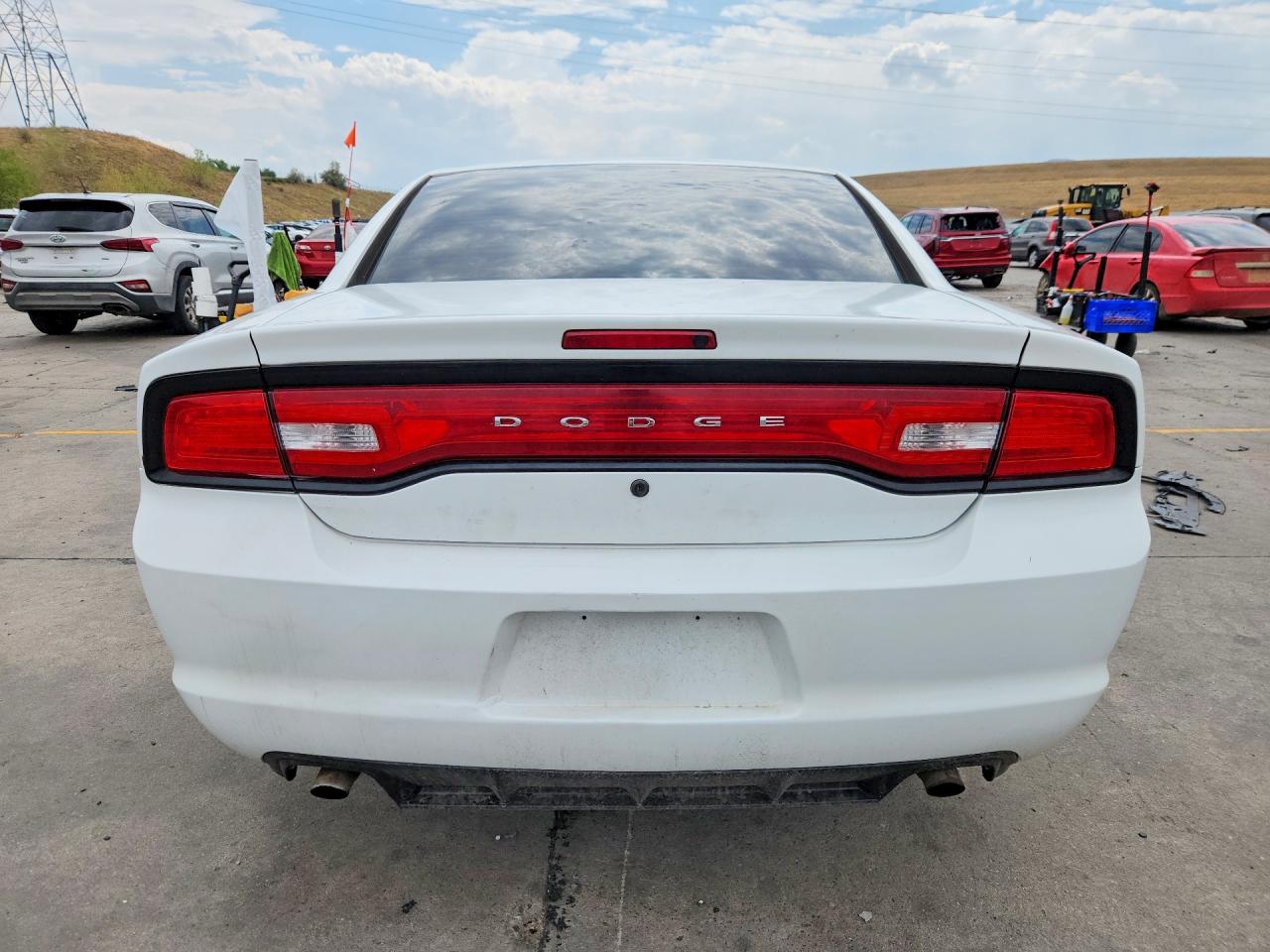 2014 Dodge Charger Police Белый vin: 2C3CDXKT9EH319860