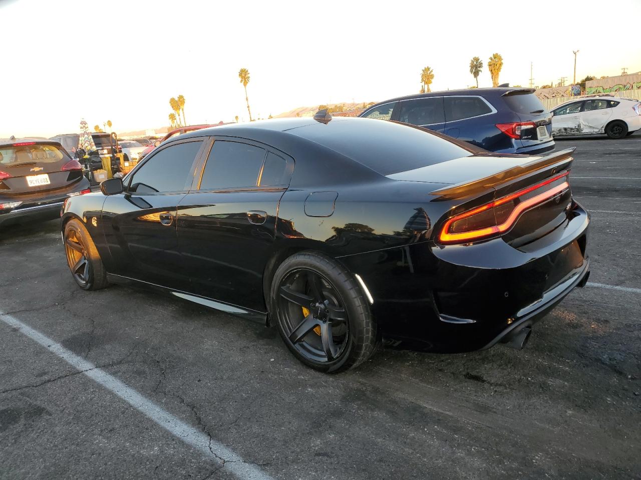 2018 Dodge Charger Srt Hellcat Black vin: 2C3CDXL90JH220423