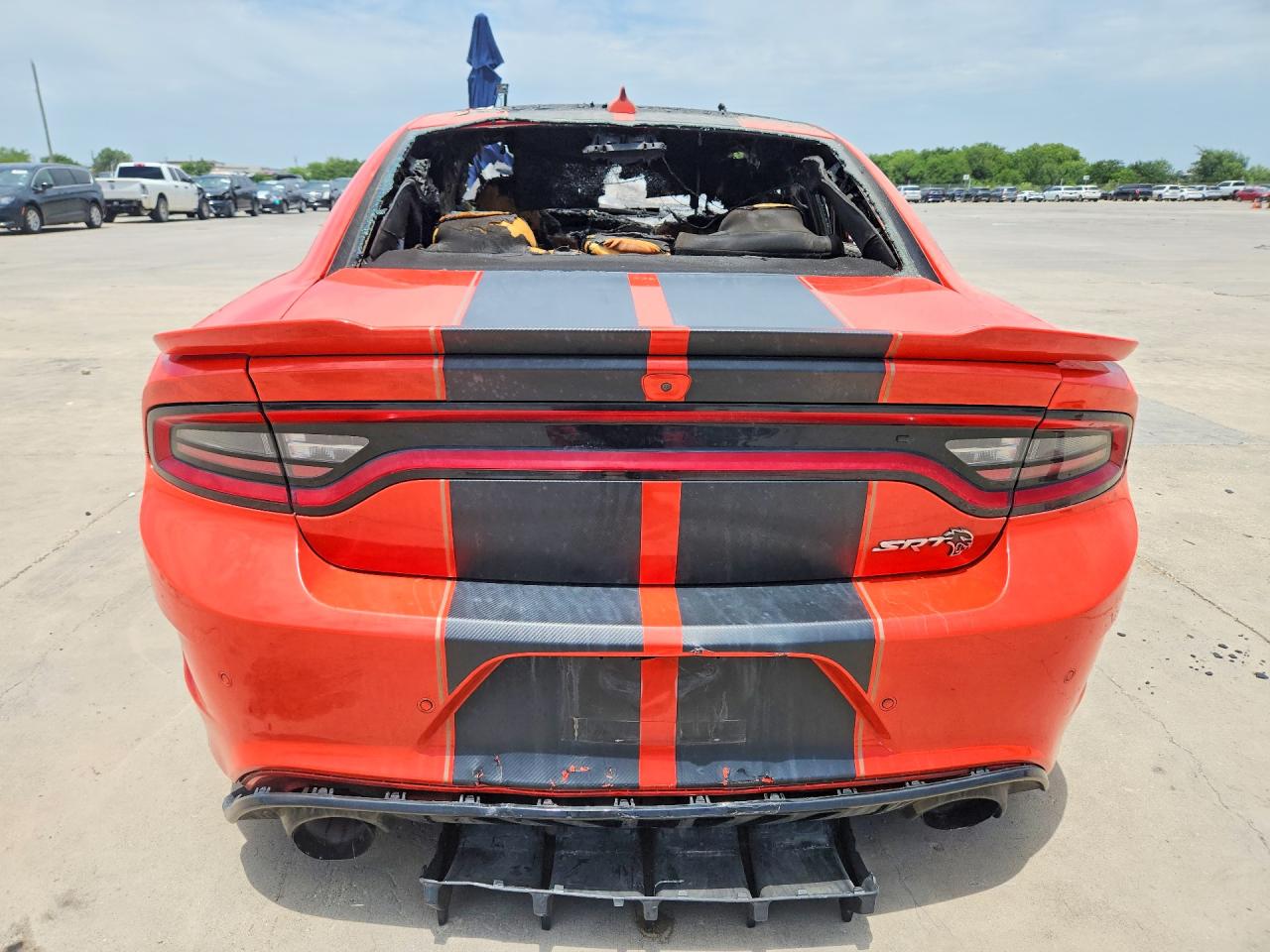 2019 Dodge Charger Srt Hellcat Orange vin: 2C3CDXL93KH732811