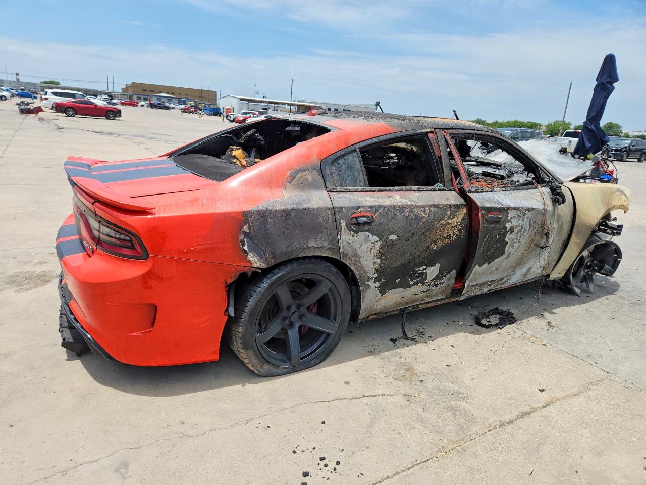 2019 Dodge Charger Srt Hellcat Orange vin: 2C3CDXL93KH732811