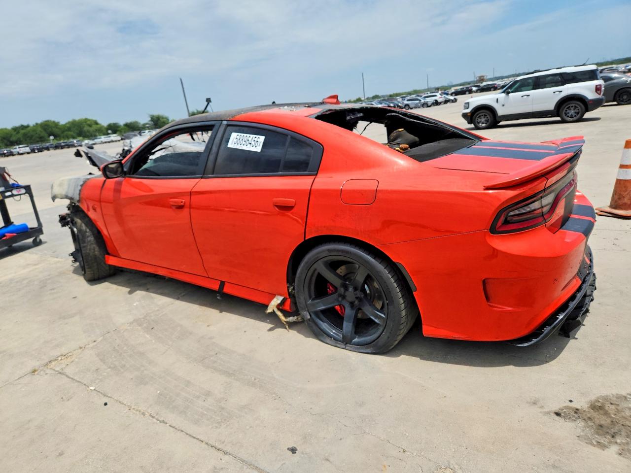 2019 Dodge Charger Srt Hellcat Orange vin: 2C3CDXL93KH732811