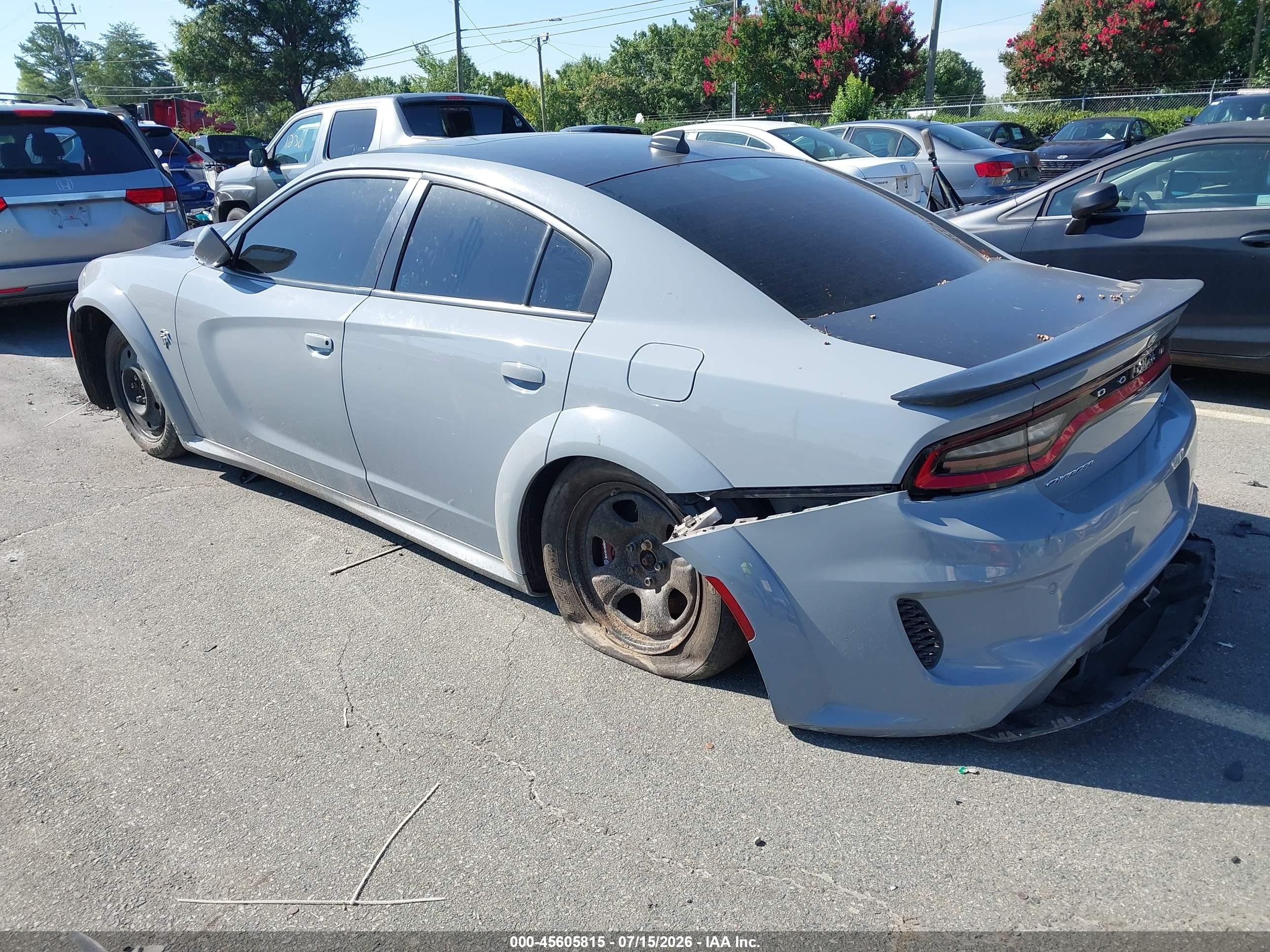 2020 Dodge Charger Srt Gray vin: 2C3CDXL93LH244010