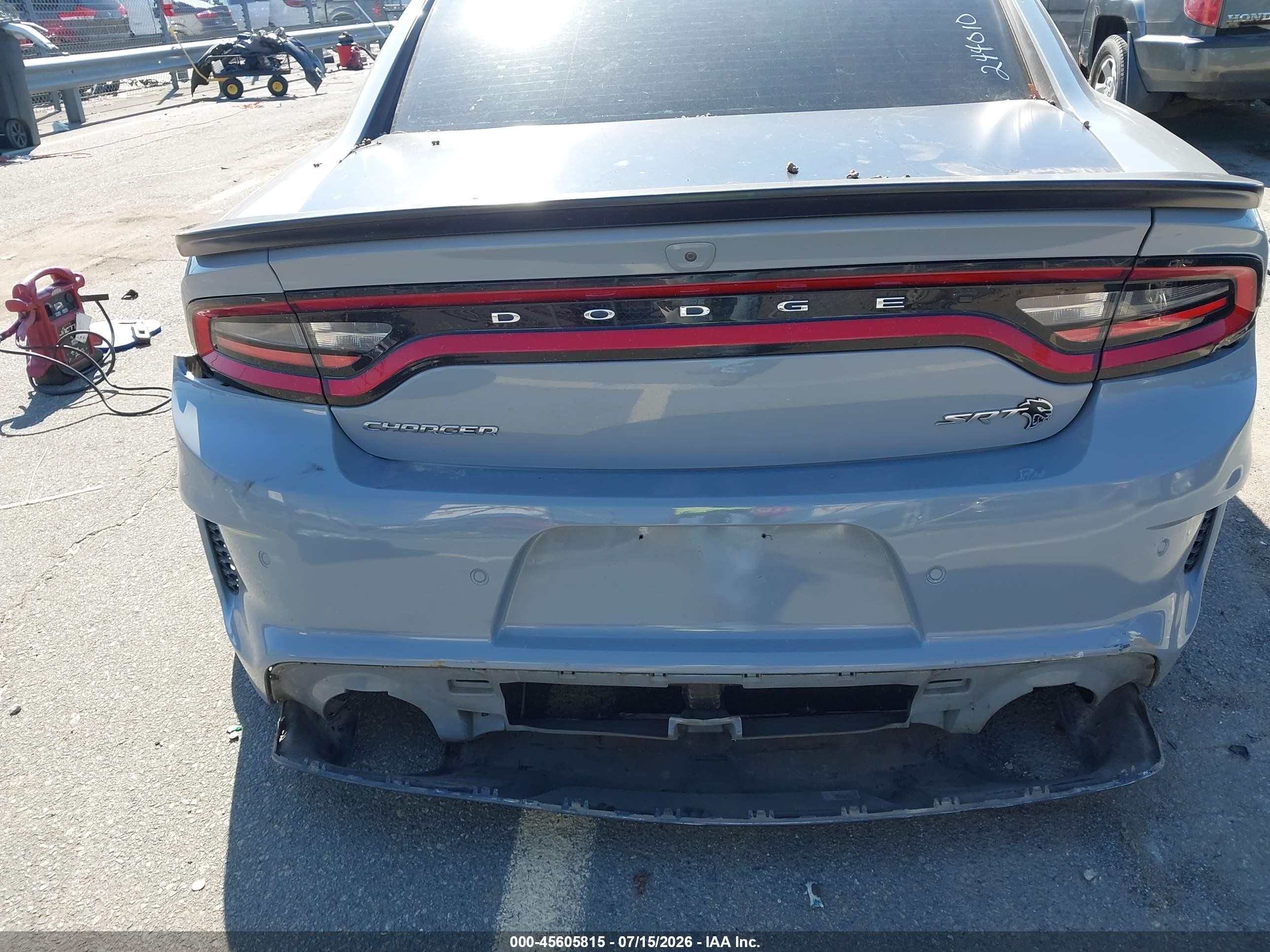 2020 Dodge Charger Srt Gray vin: 2C3CDXL93LH244010