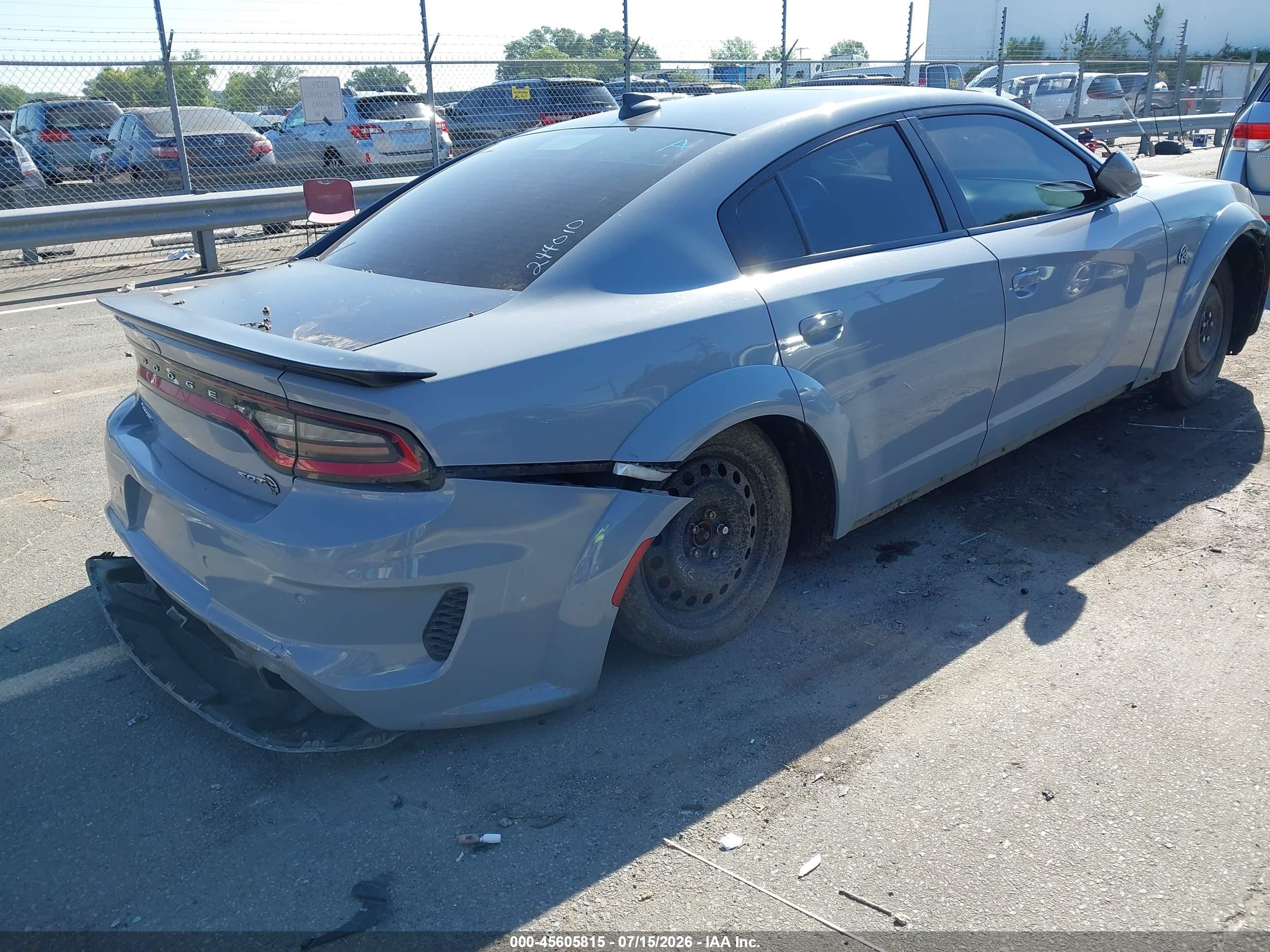 2020 Dodge Charger Srt Gray vin: 2C3CDXL93LH244010