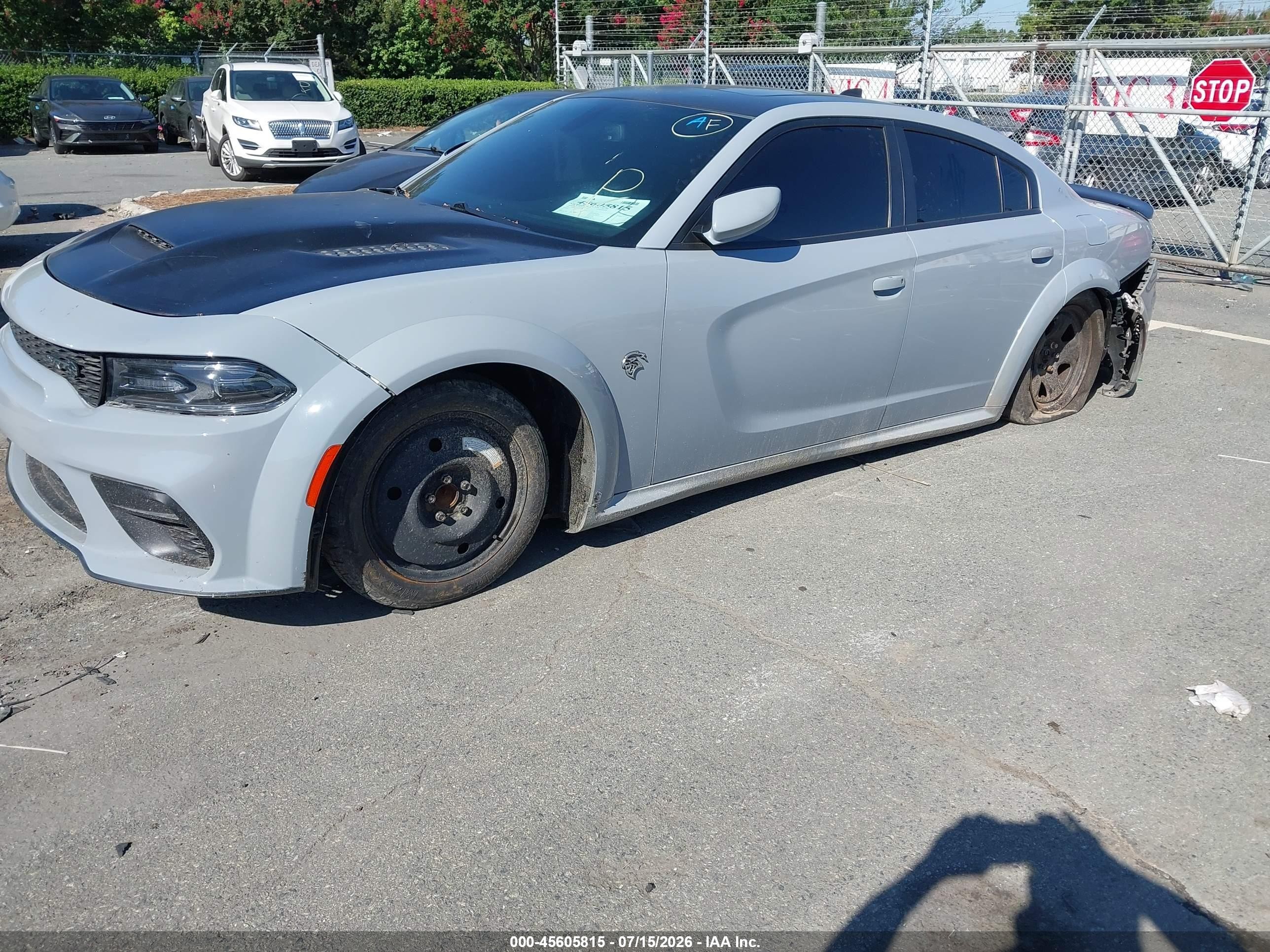 2020 Dodge Charger Srt Gray vin: 2C3CDXL93LH244010