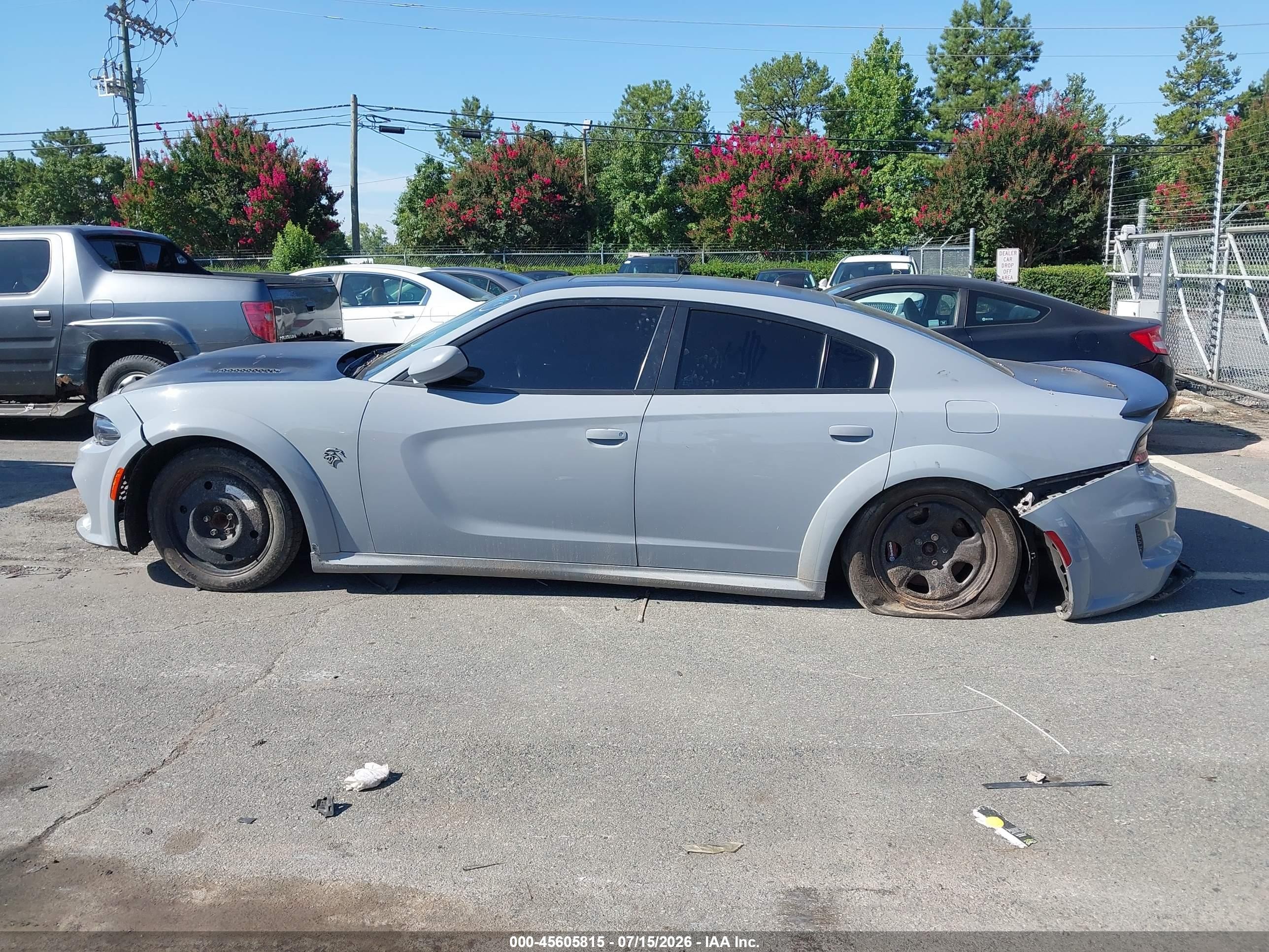 2020 Dodge Charger Srt Gray vin: 2C3CDXL93LH244010