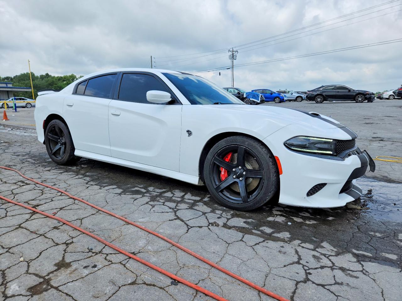 2018 Dodge Charger Srt Hellcat White vin: 2C3CDXL94JH200224