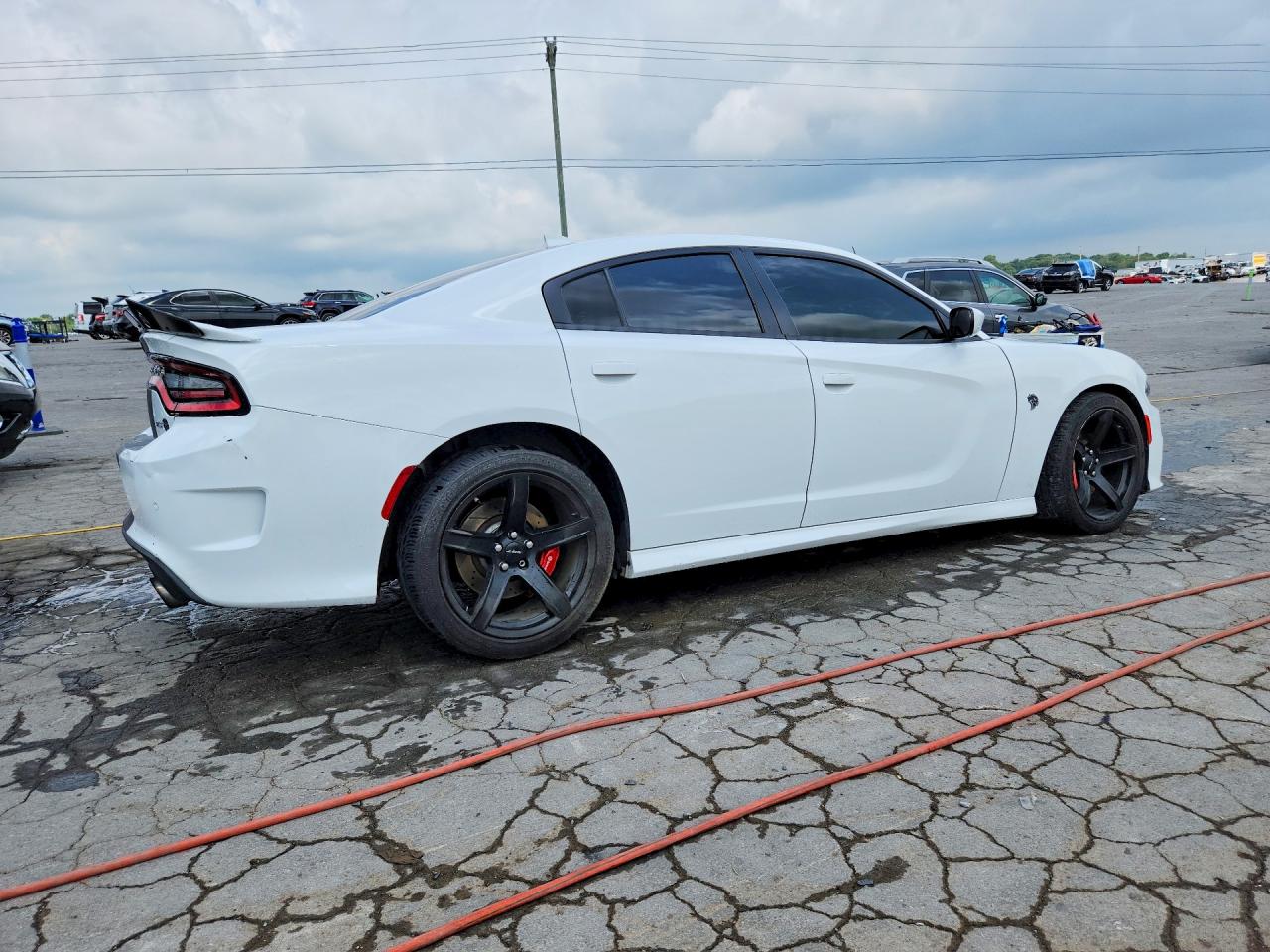 2018 Dodge Charger Srt Hellcat White vin: 2C3CDXL94JH200224