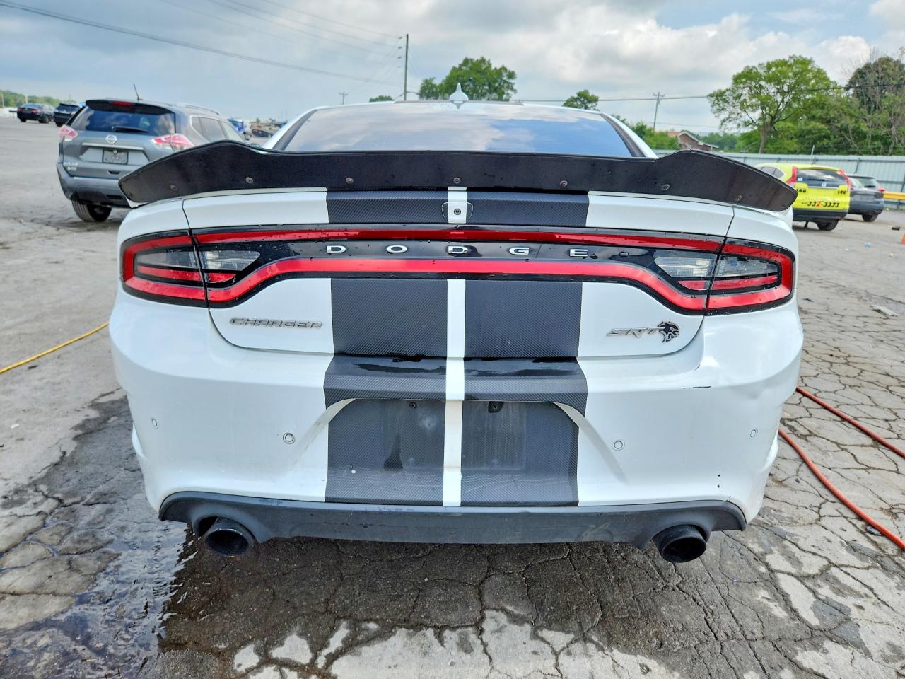 2018 Dodge Charger Srt Hellcat White vin: 2C3CDXL94JH200224
