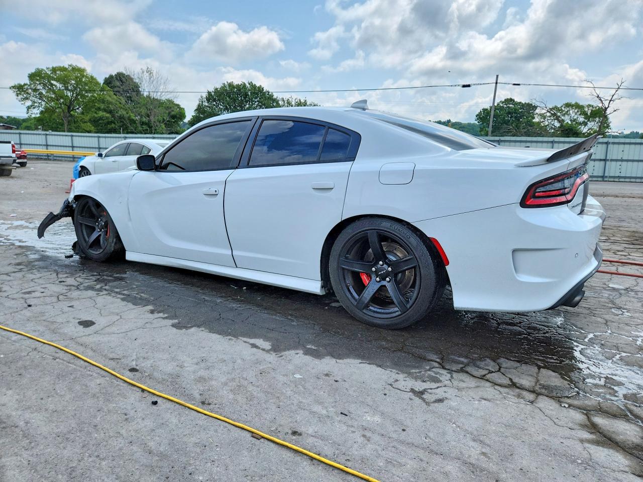 2018 Dodge Charger Srt Hellcat White vin: 2C3CDXL94JH200224
