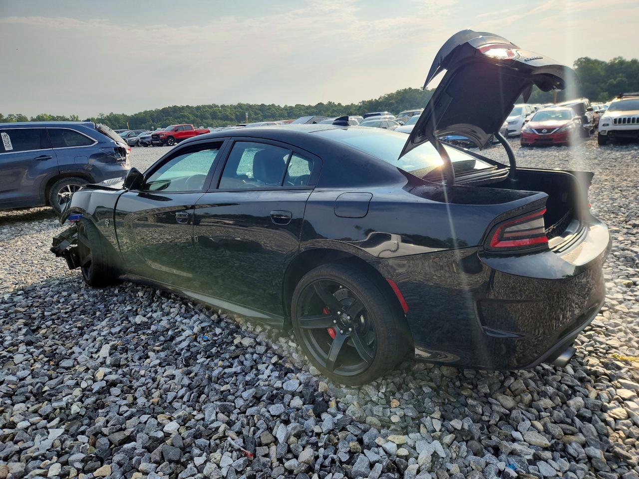 2015 Dodge Charger Srt Hellcat Black vin: 2C3CDXL95FH784771