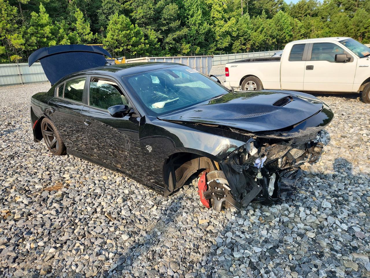 2015 Dodge Charger Srt Hellcat Black vin: 2C3CDXL95FH784771