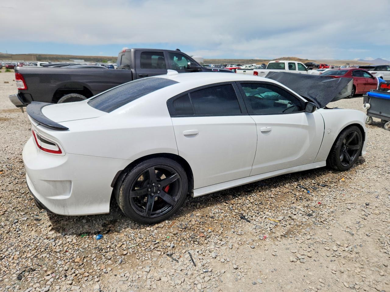 2017 Dodge Charger Srt Hellcat White vin: 2C3CDXL98HH669293