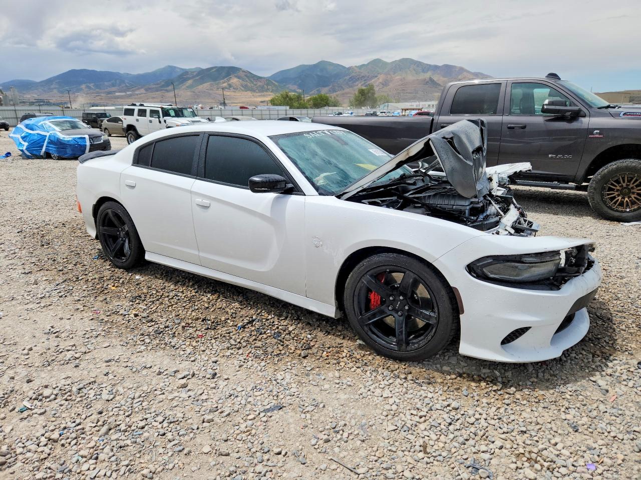 2017 Dodge Charger Srt Hellcat Белый vin: 2C3CDXL98HH669293