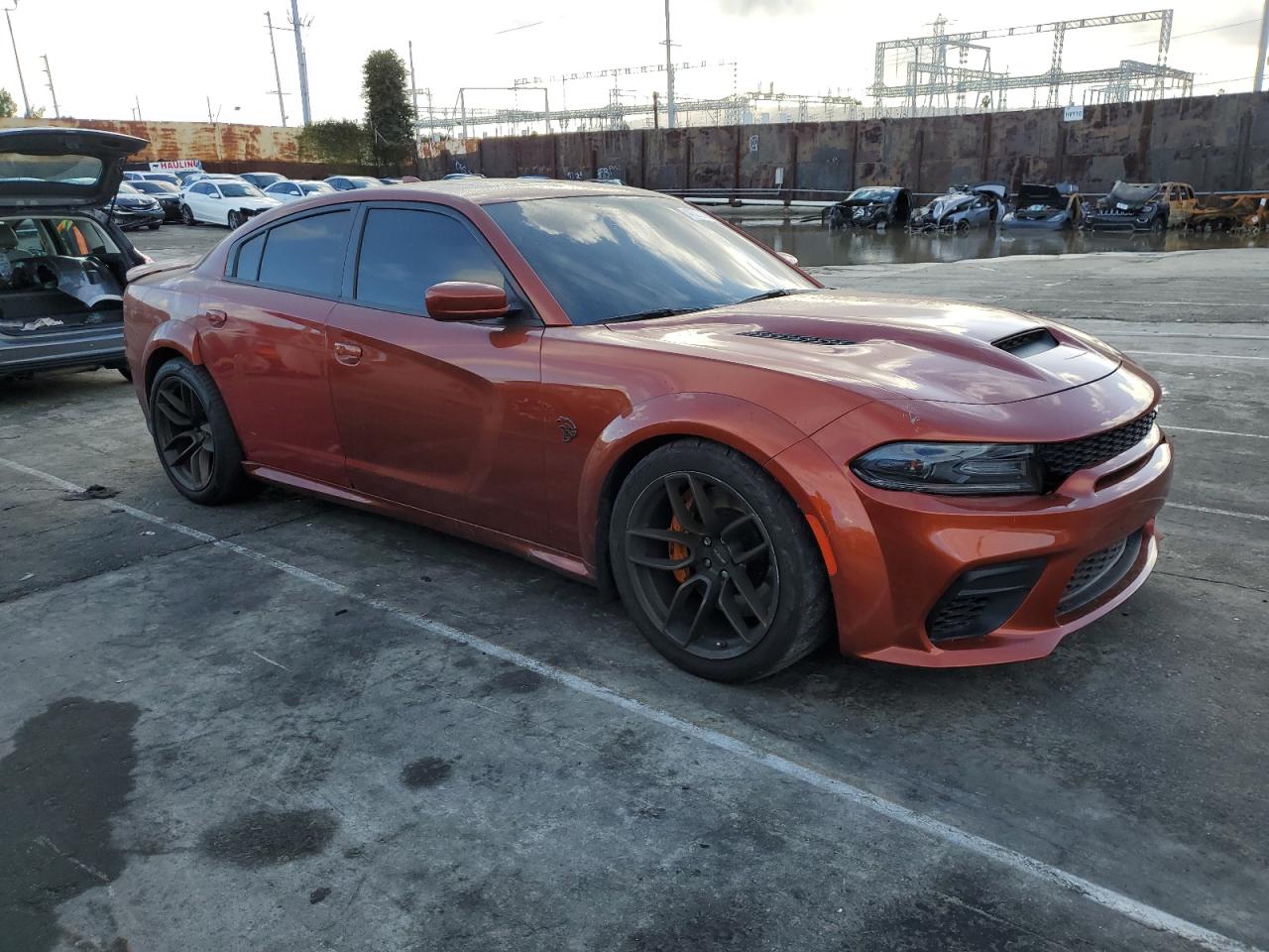 2021 Dodge Charger Srt Hellcat Orange vin: 2C3CDXL98MH503527