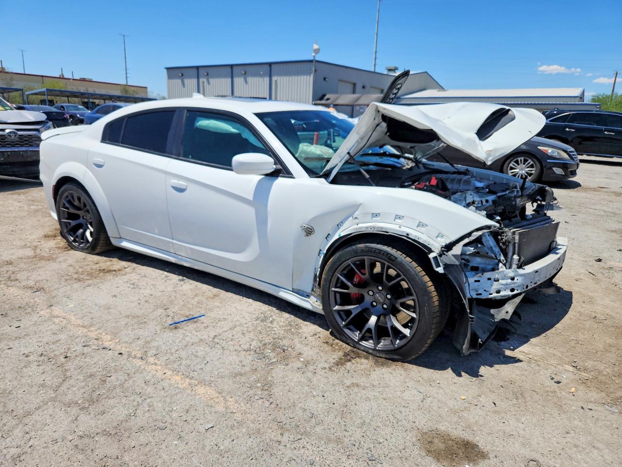 2021 Dodge Charger Srt Hellcat White vin: 2C3CDXL9XMH649587