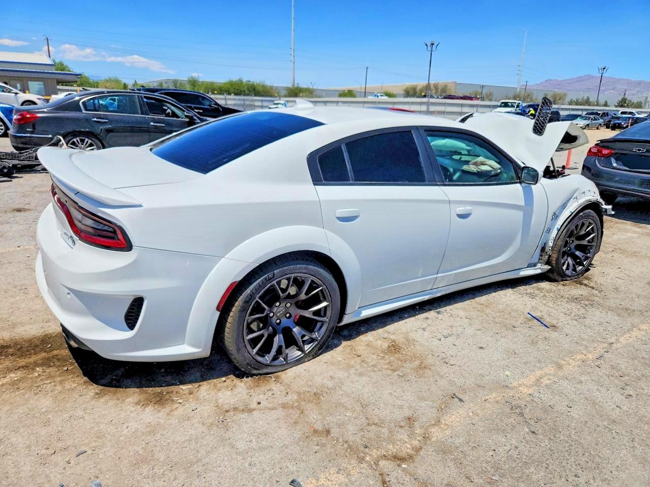 2021 Dodge Charger Srt Hellcat White vin: 2C3CDXL9XMH649587