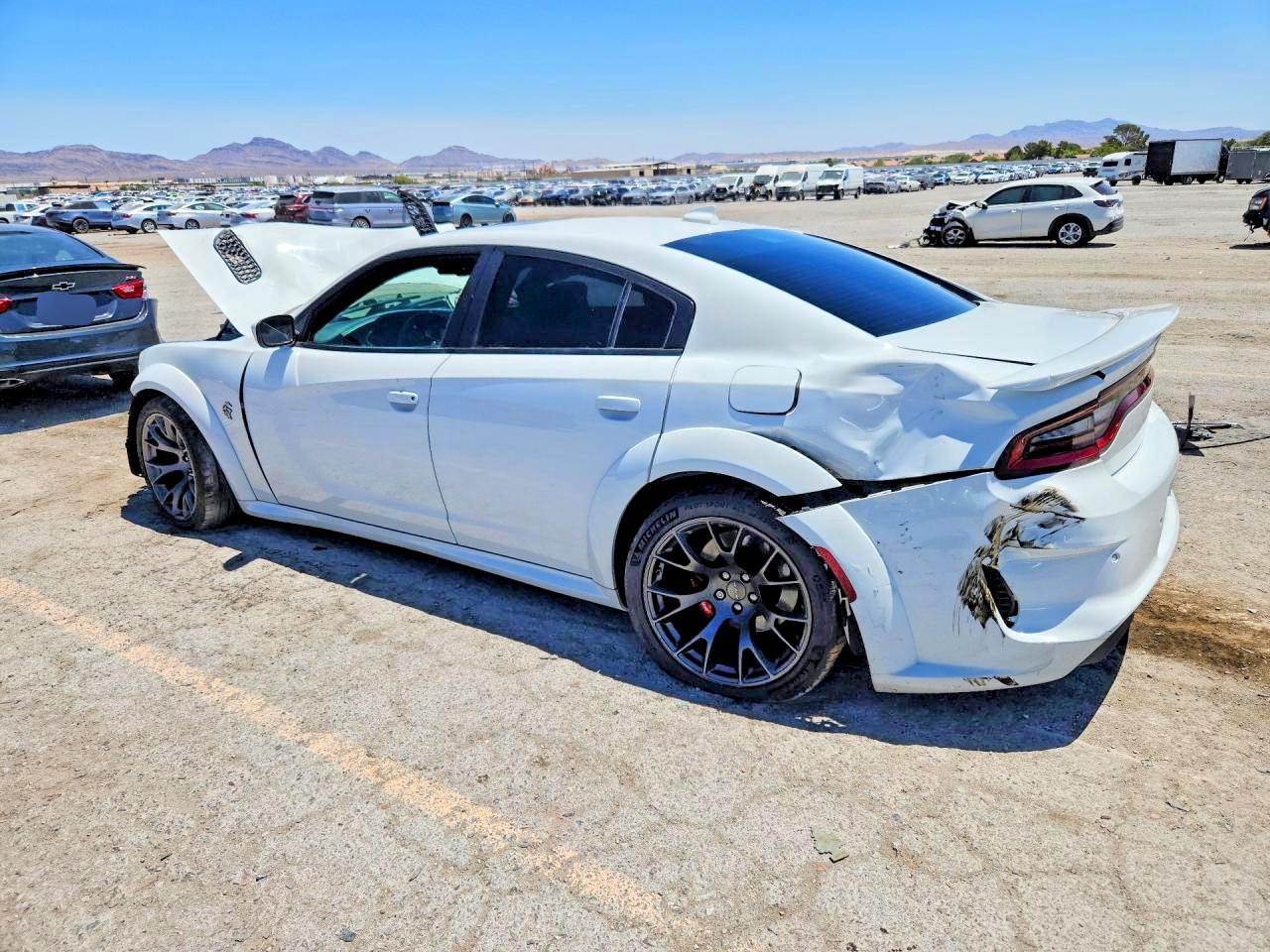 2021 Dodge Charger Srt Hellcat White vin: 2C3CDXL9XMH649587