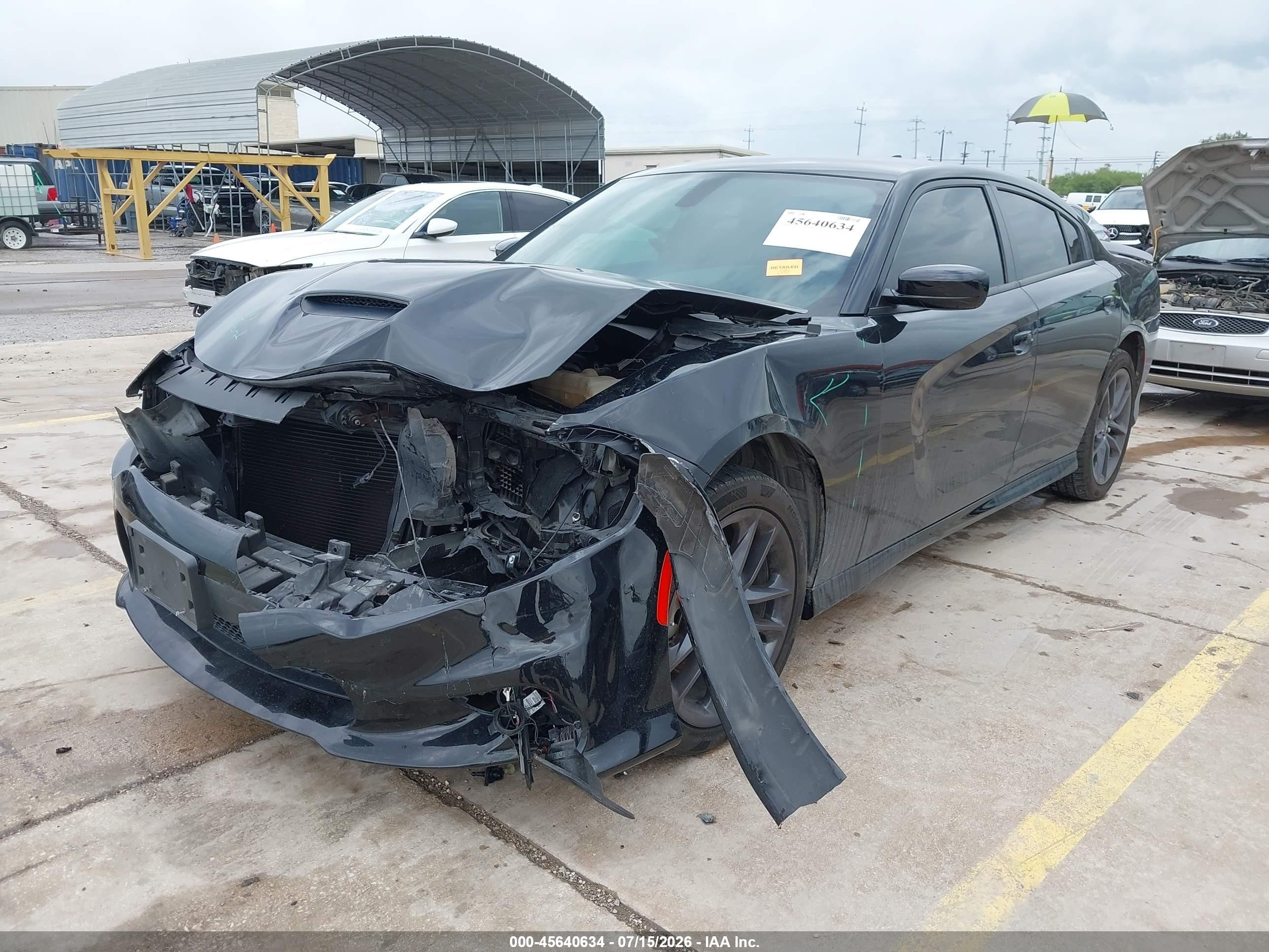 2022 Dodge Charger Gt Awd Black vin: 2C3CDXMG9NH120758
