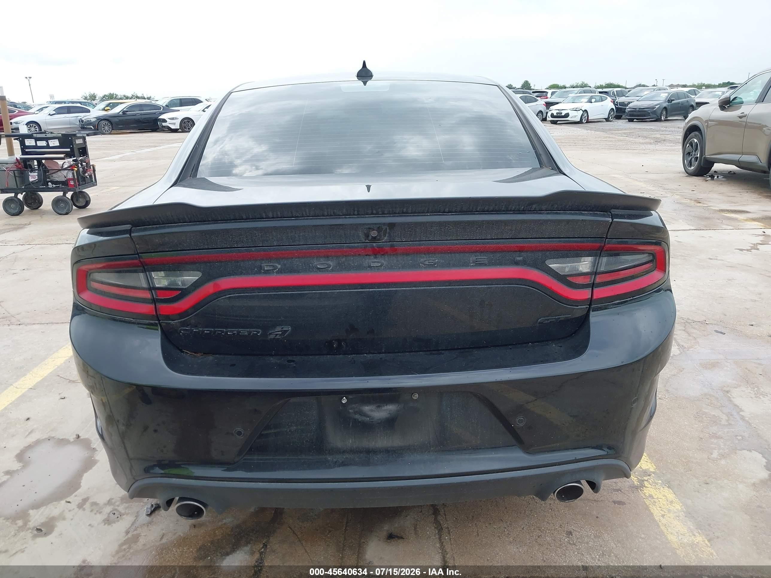 2022 Dodge Charger Gt Awd Black vin: 2C3CDXMG9NH120758