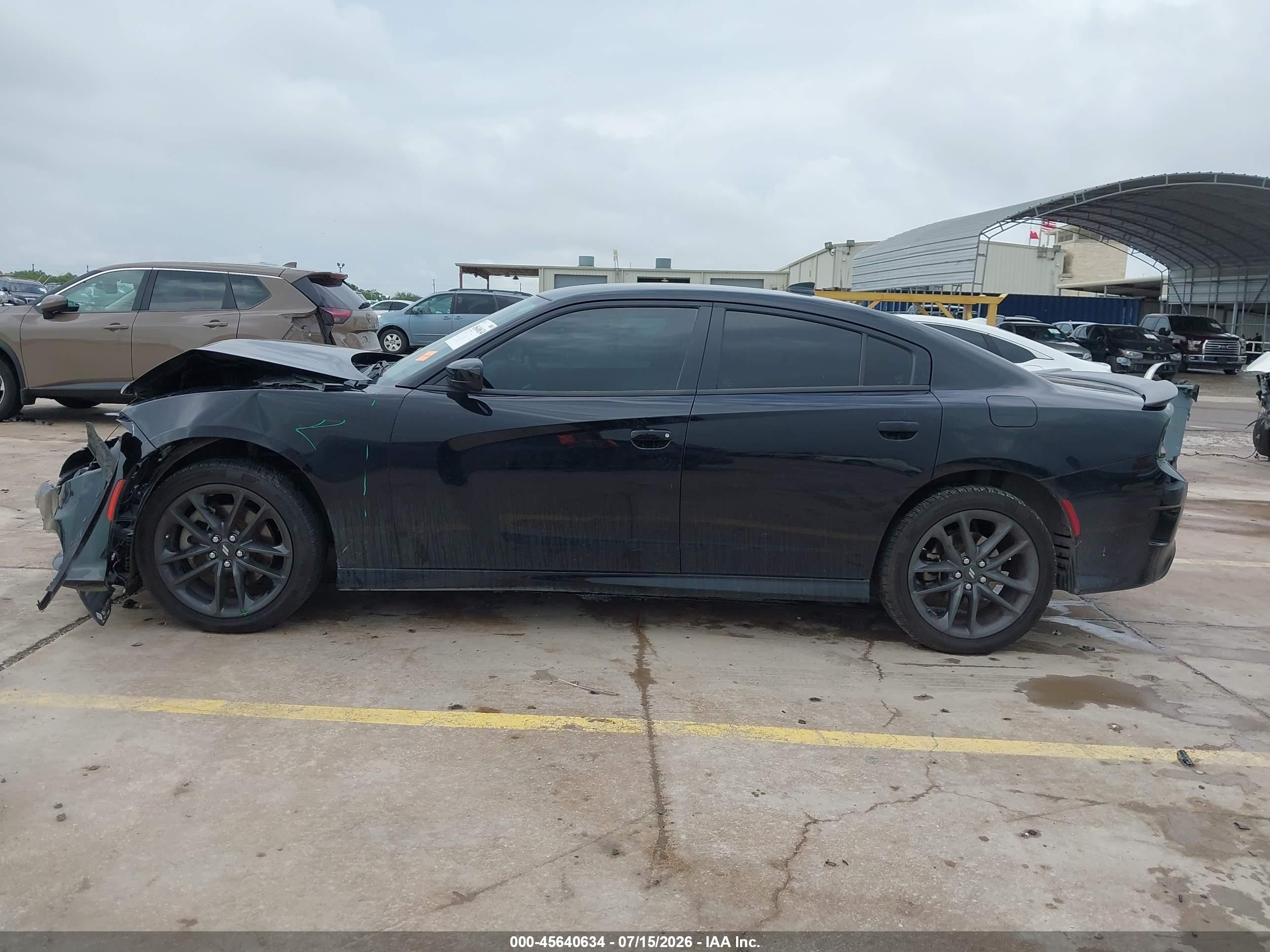 2022 Dodge Charger Gt Awd Black vin: 2C3CDXMG9NH120758