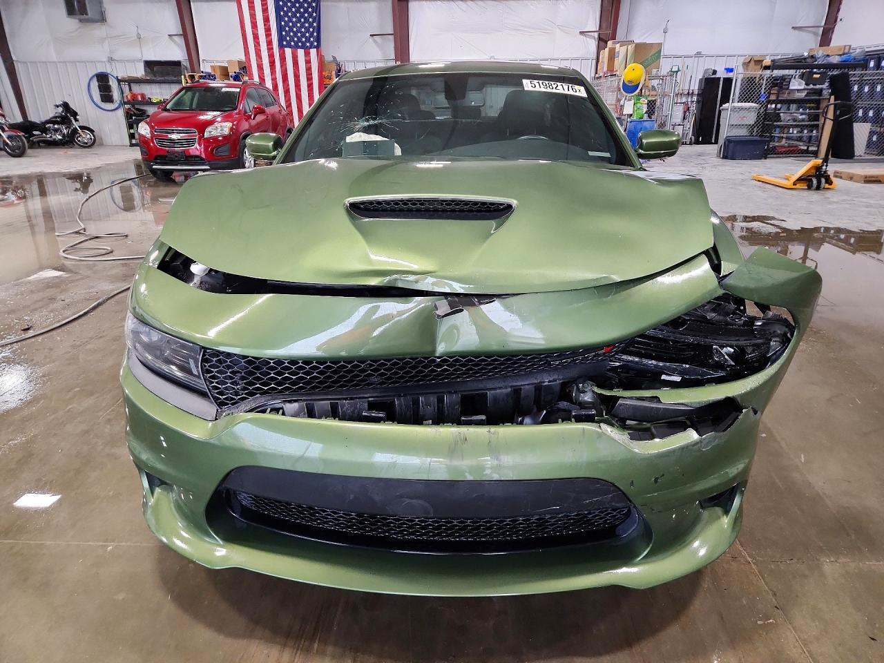 2022 Dodge Charger Gt Green vin: 2C3CDXMGXNH174148