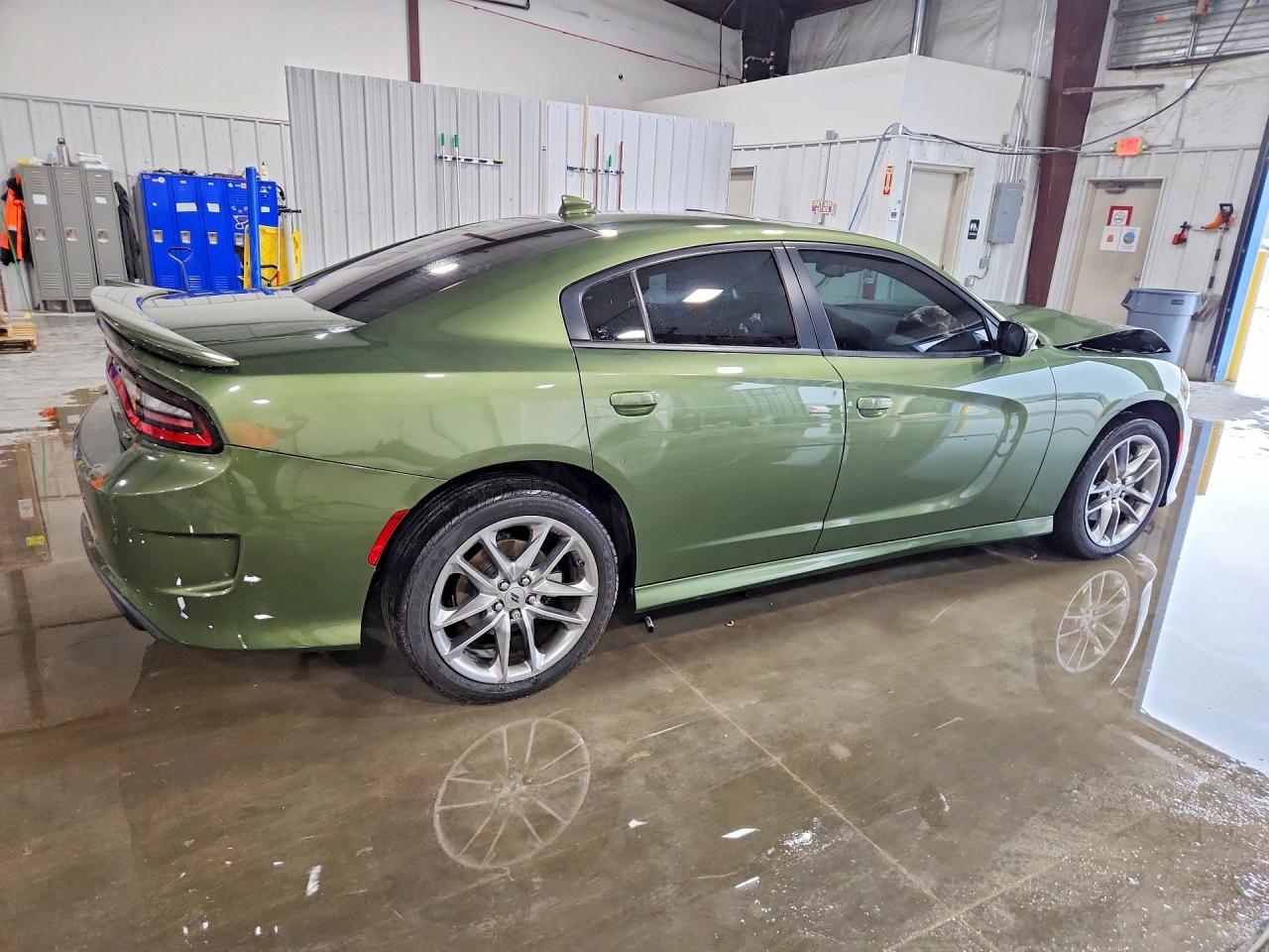 2022 Dodge Charger Gt Green vin: 2C3CDXMGXNH174148