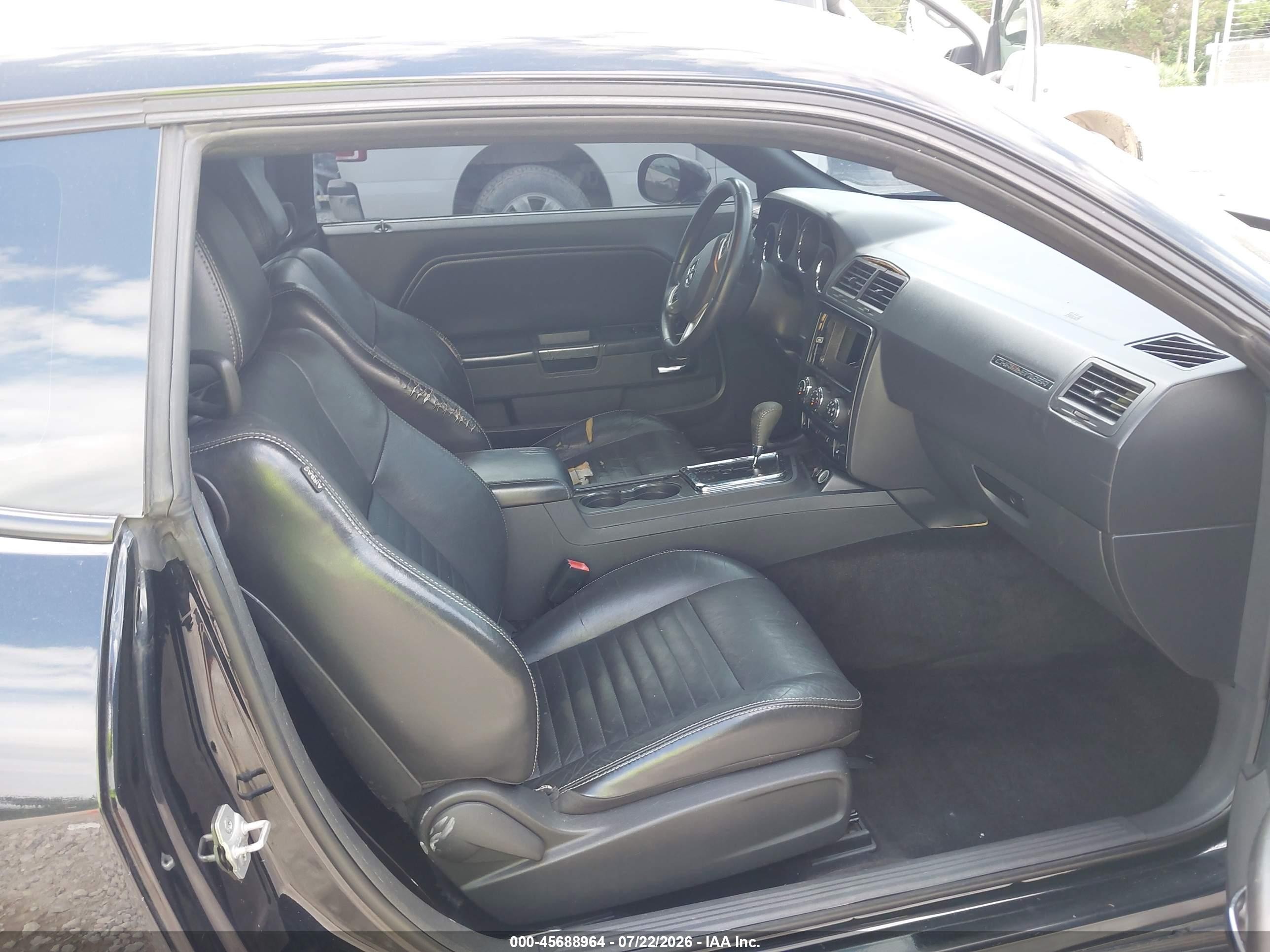 2012 Dodge Challenger Sxt Black vin: 2C3CDYAG0CH106223