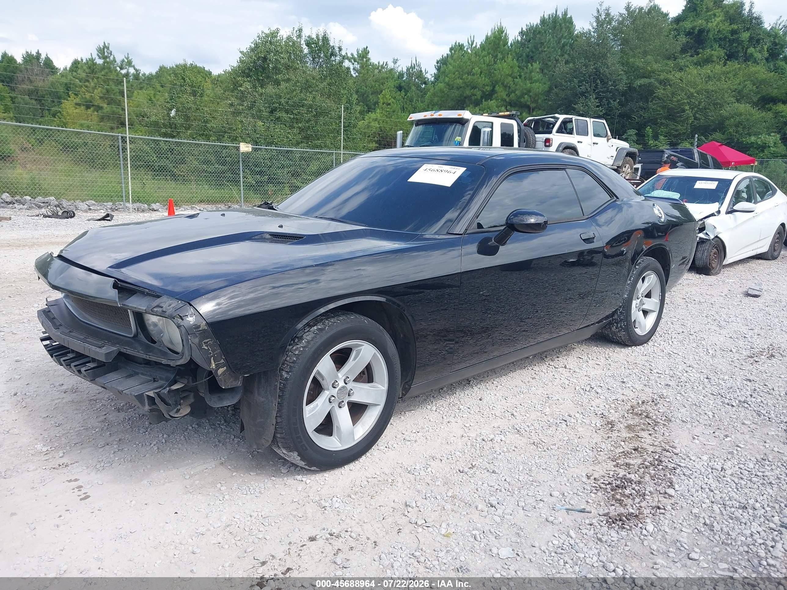 2012 Dodge Challenger Sxt Black vin: 2C3CDYAG0CH106223
