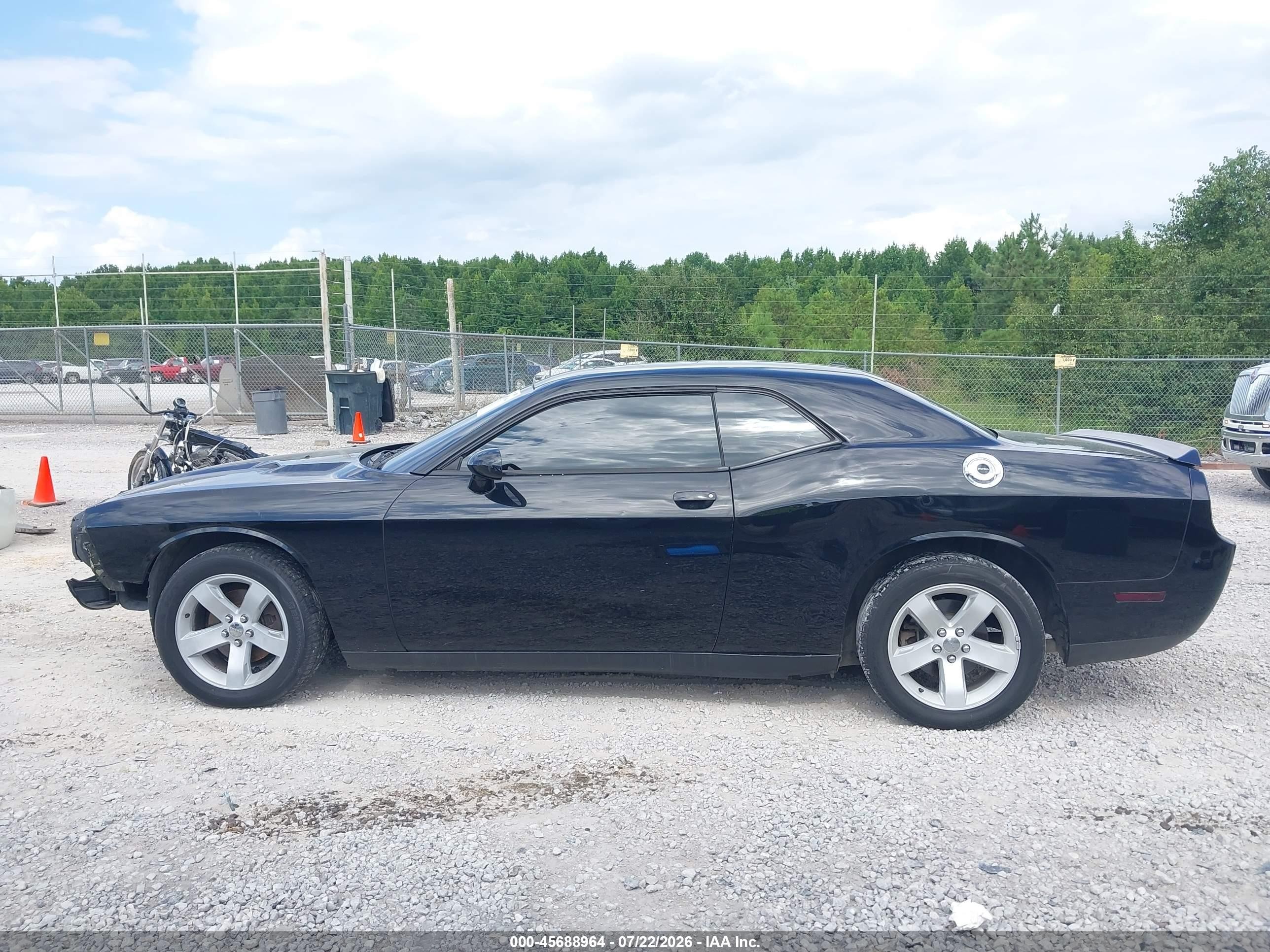 2012 Dodge Challenger Sxt Black vin: 2C3CDYAG0CH106223